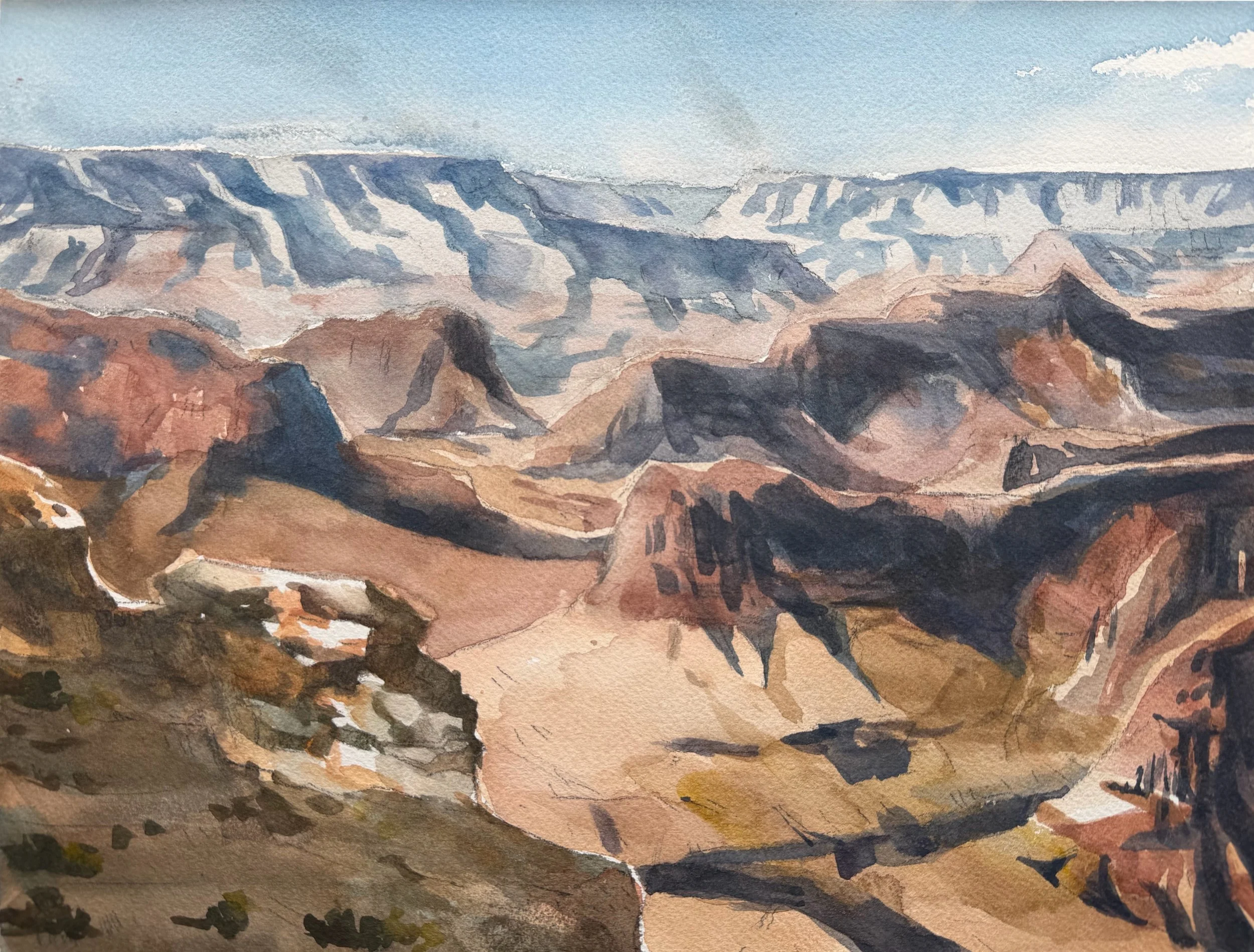 On the Way to Havasupai Gardens