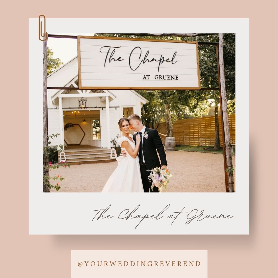 Introducing this month's spotlight wedding venue: The Chapel at Gruene! 🌟 Nestled in the serene beauty of the Texas Hill Country, just a mile away from the iconic Gruene Historic District, this venue sets the stage for timeless love stories. With it