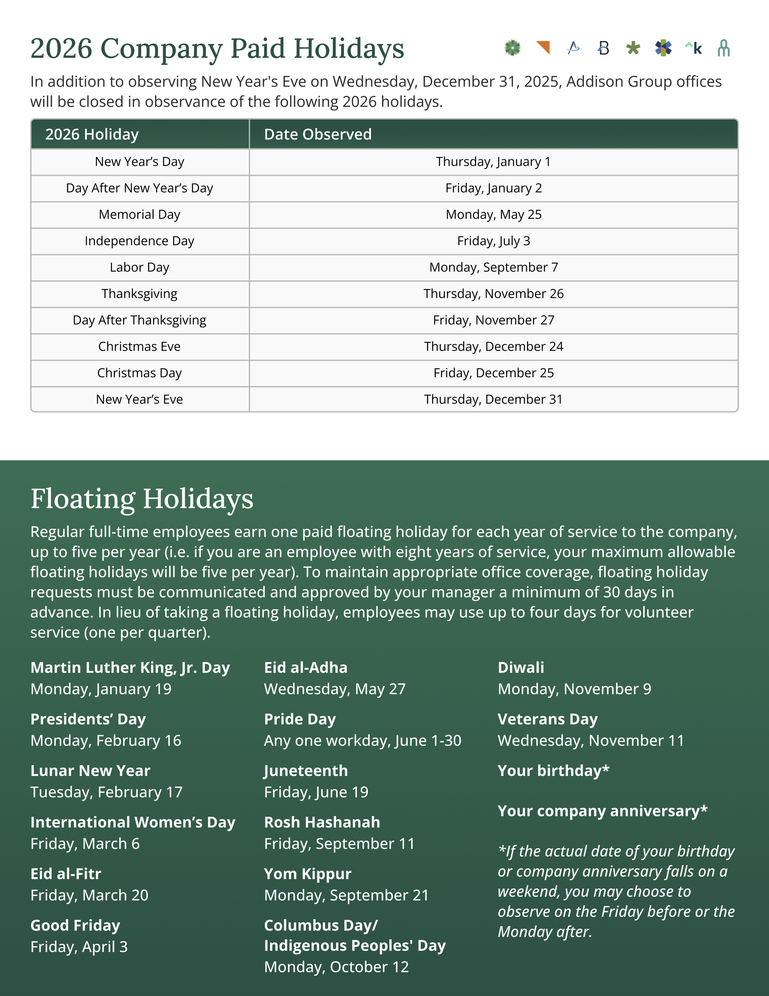 2026 Company Holidays.png