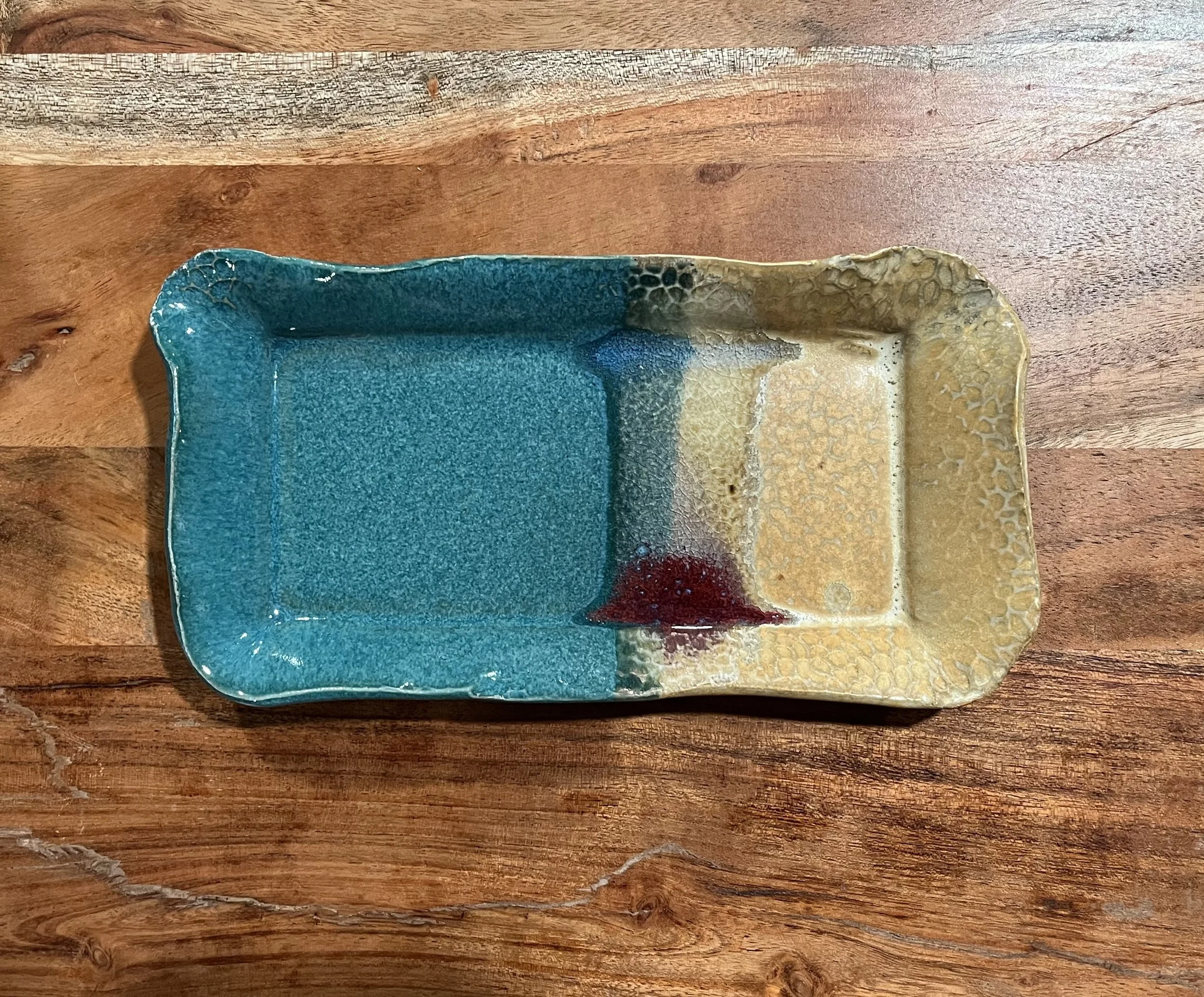 Tapas Appetizer Sushi Trinket Tray handmade ceramics pottery