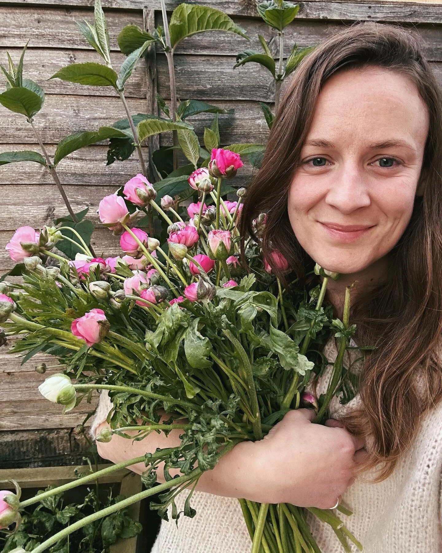 I&rsquo;ve just been out and harvested the very last of the beautiful ranunculus for this year and I&rsquo;m going to store them chilled so that I can include them in bouquets for the honesty stand this weekend.

I&rsquo;m sad to see the last of the 