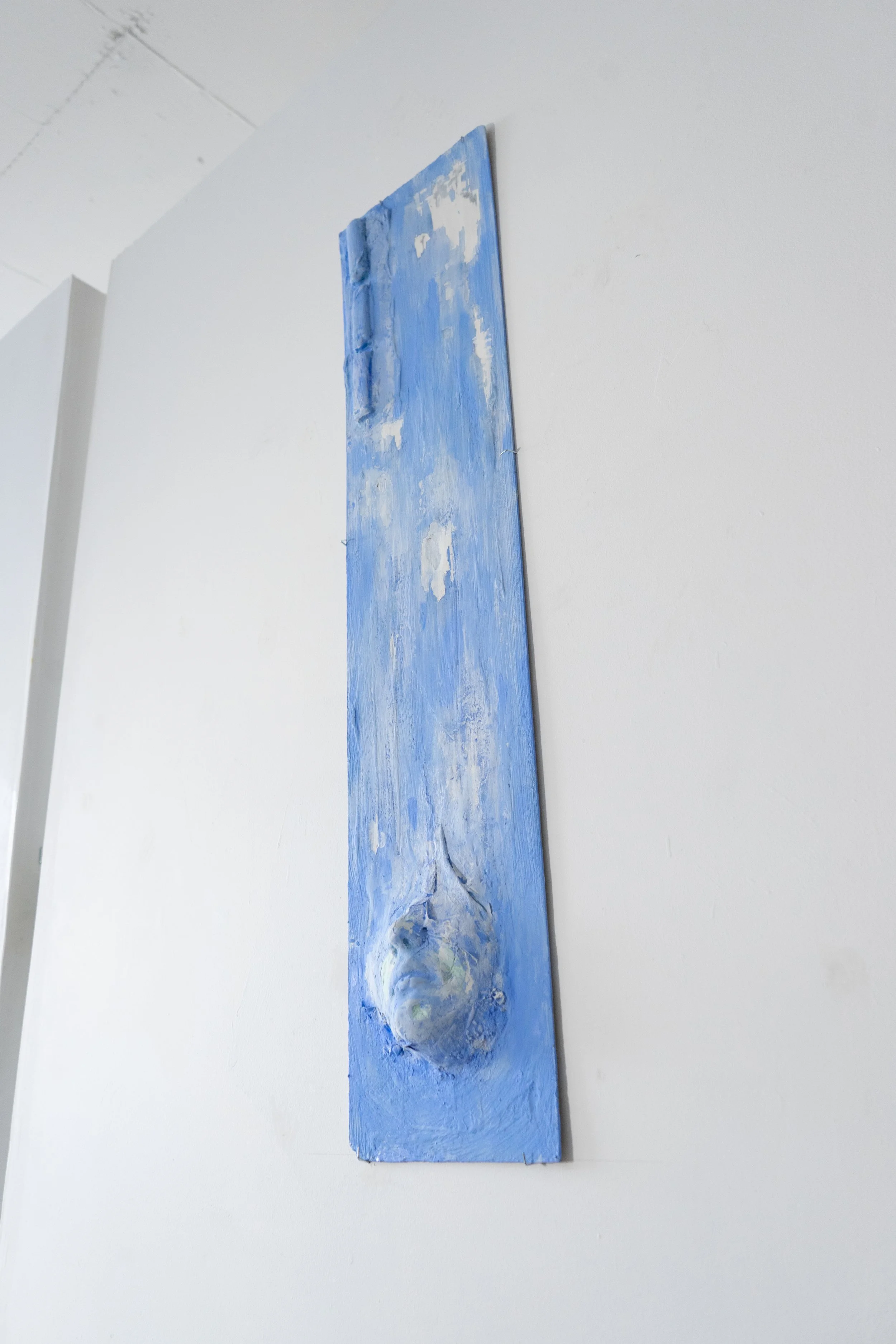 'Backlot'
Plaster, Lighters, and Acrylic on Masonite Board