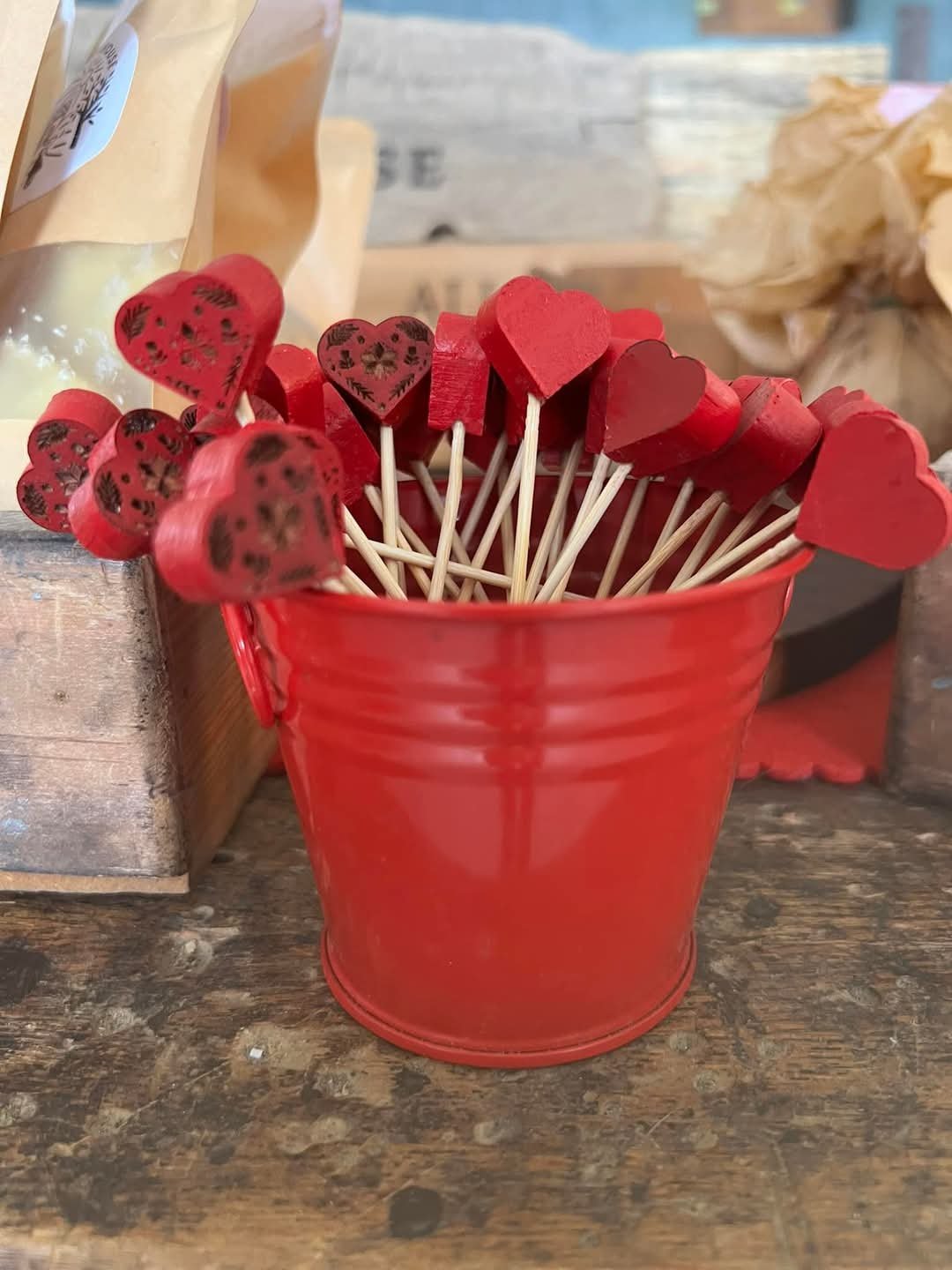 Heart Cocktail Skewers