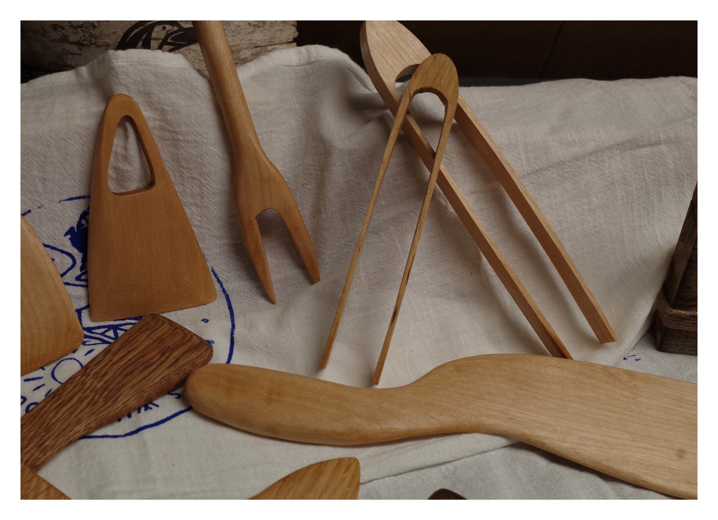 Wooden Tongs