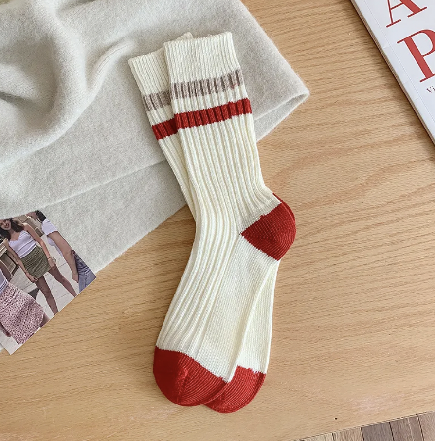  Red Striped Socks ($10 