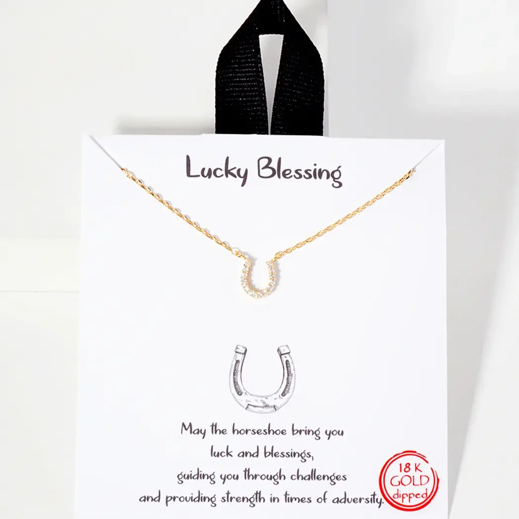 Horseshoe Gold Necklace