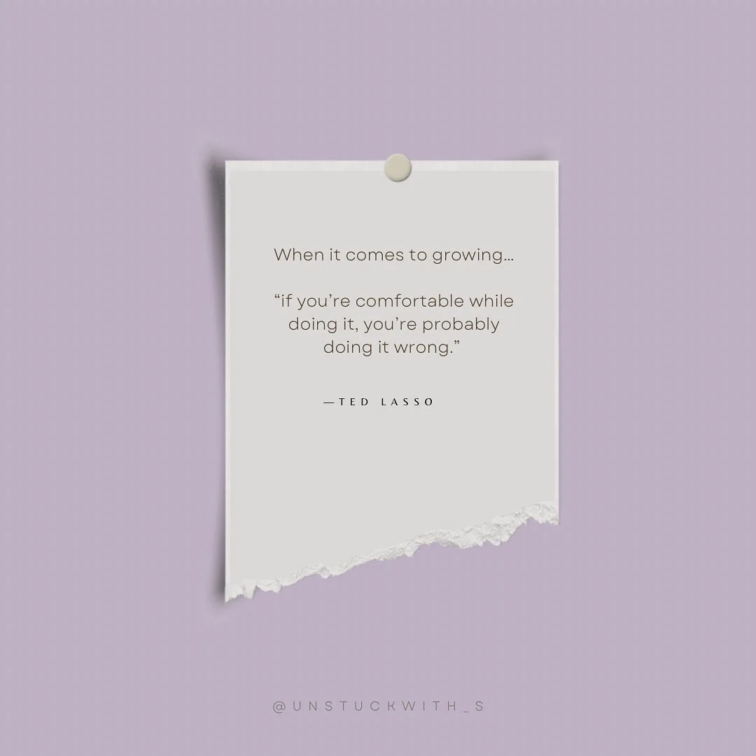 Personal and professional growth comes from stretching oneself. Testing your limits. Going beyond the beliefs you have about what you can and cannot do and how effective you can or cannot be. Stretching beyond our own perceived abilities is not a com