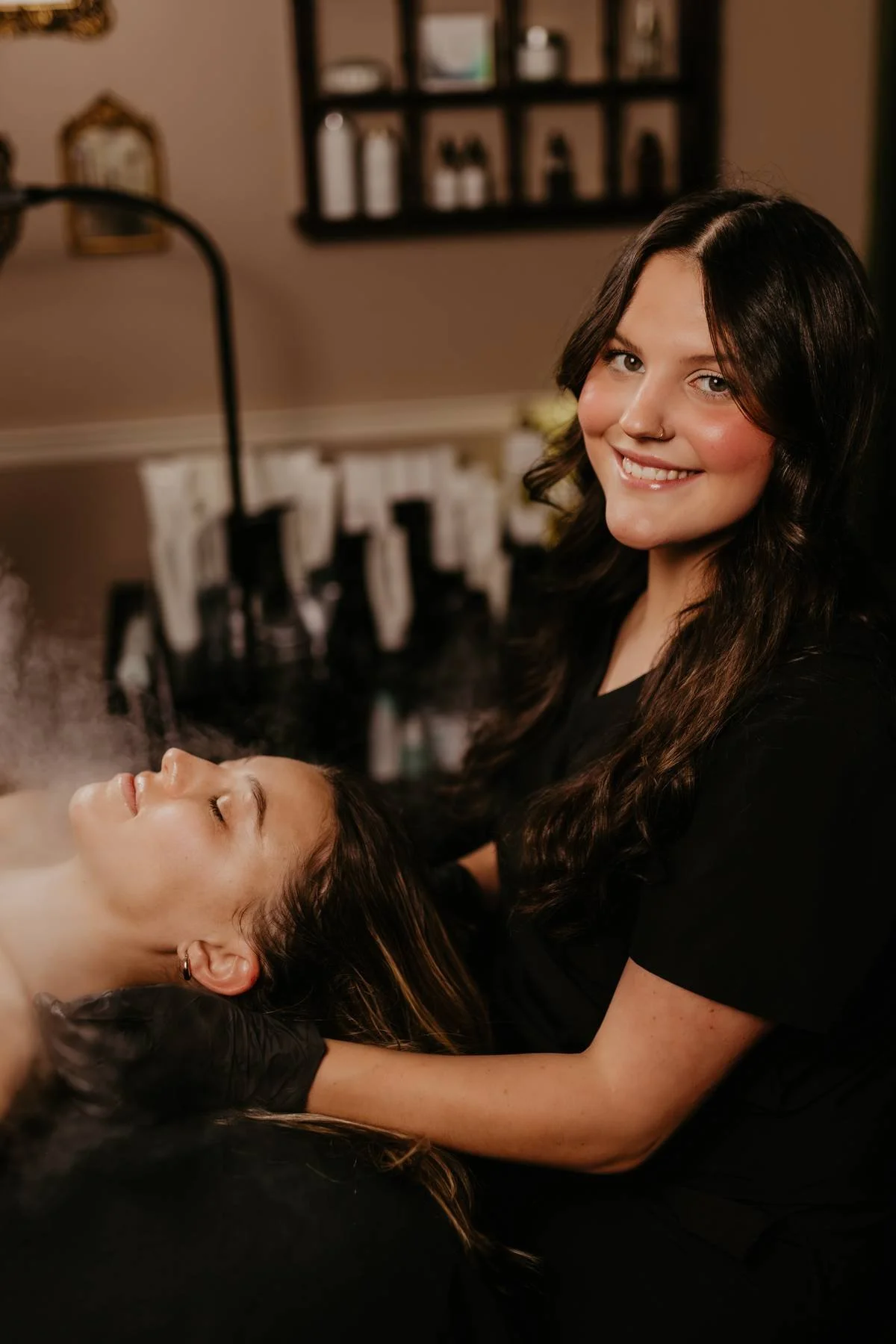 Licensed esthetician at The Skin Study offering Hydrafacial in Huntington, WV.