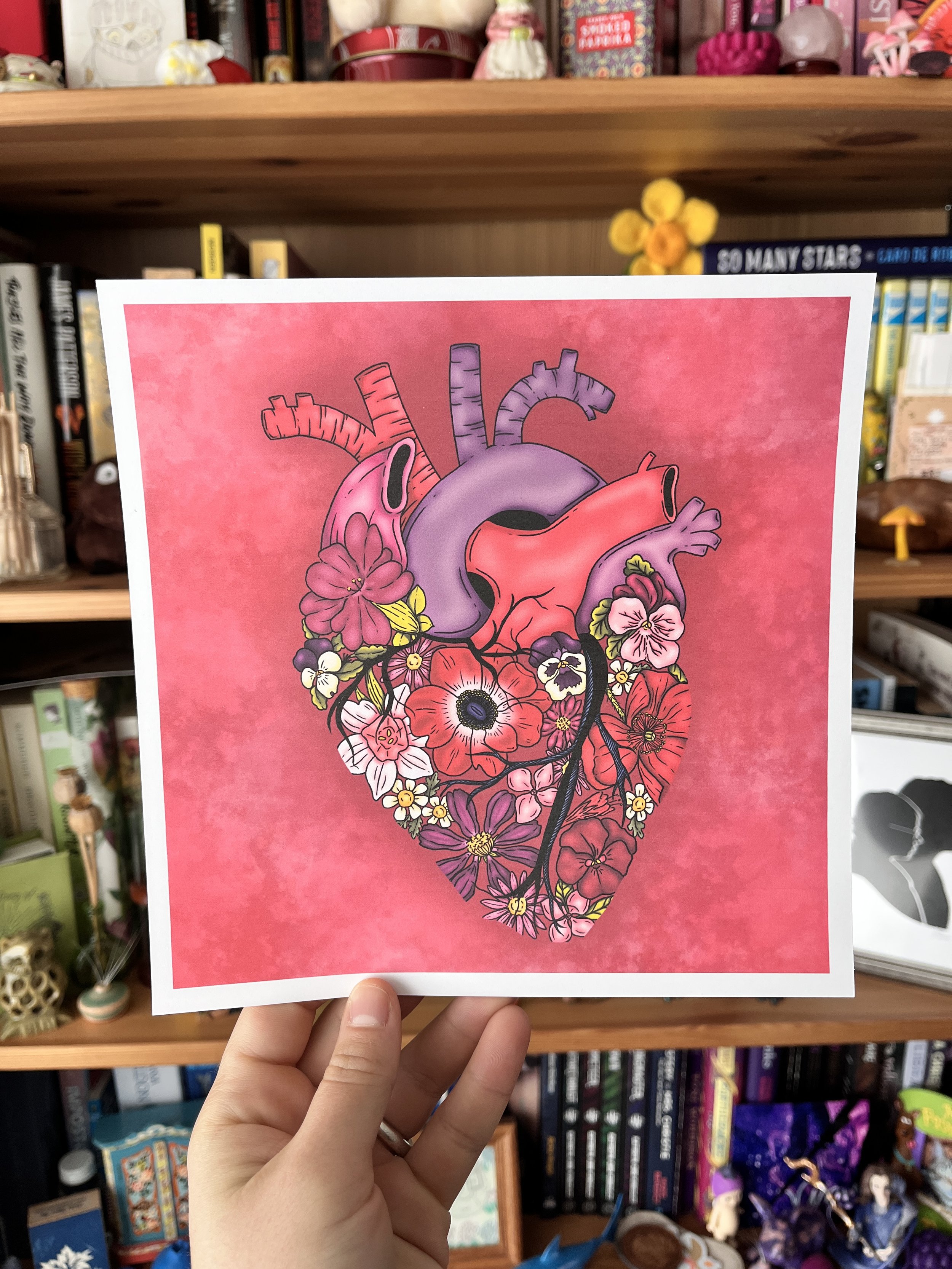 Blooming Heart Print