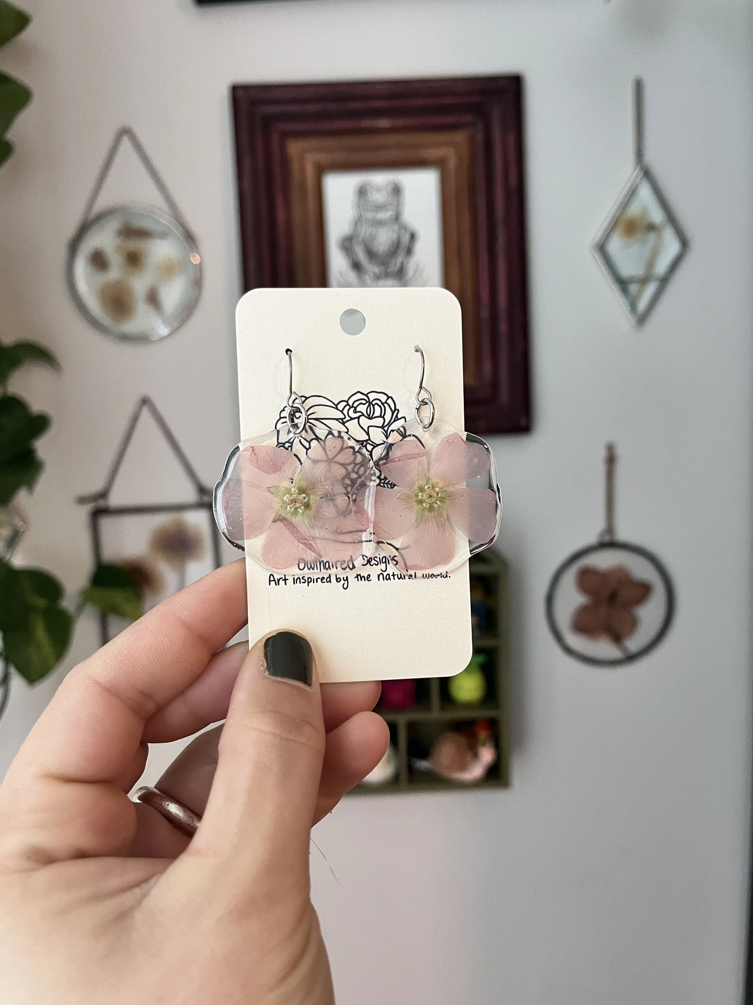 Apricot Mallow Earrings