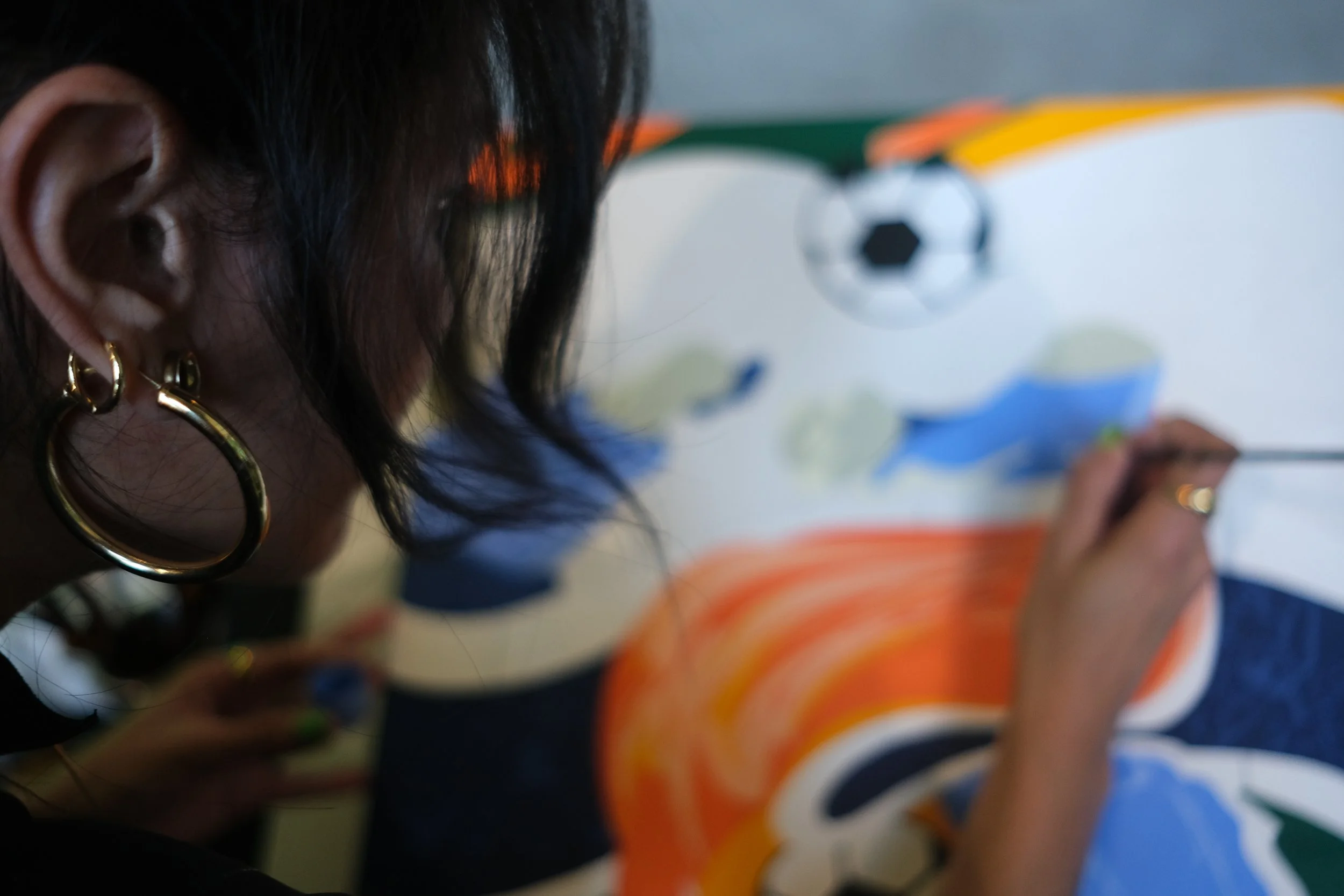 Live Painting: Party on the Pitch for Philadelphia soccer