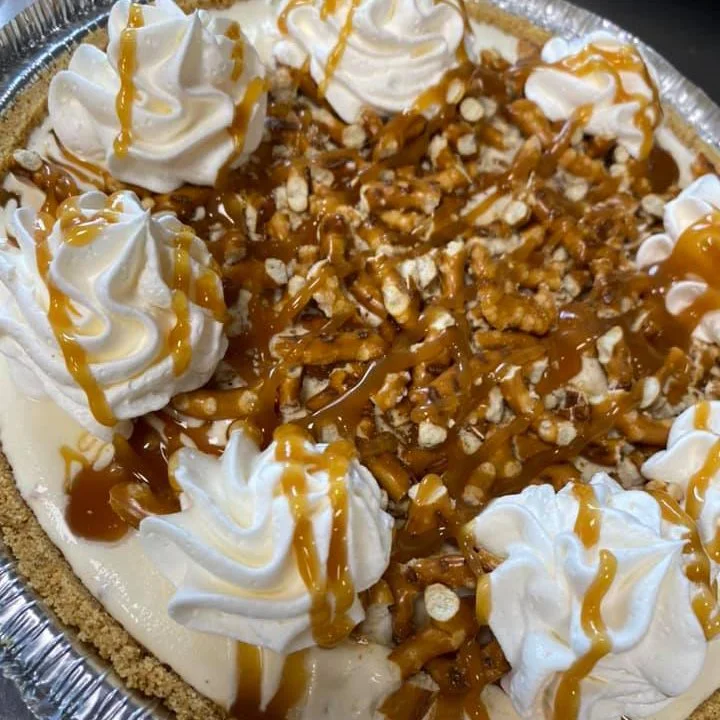 Salted Caramel Ice Cream Pie