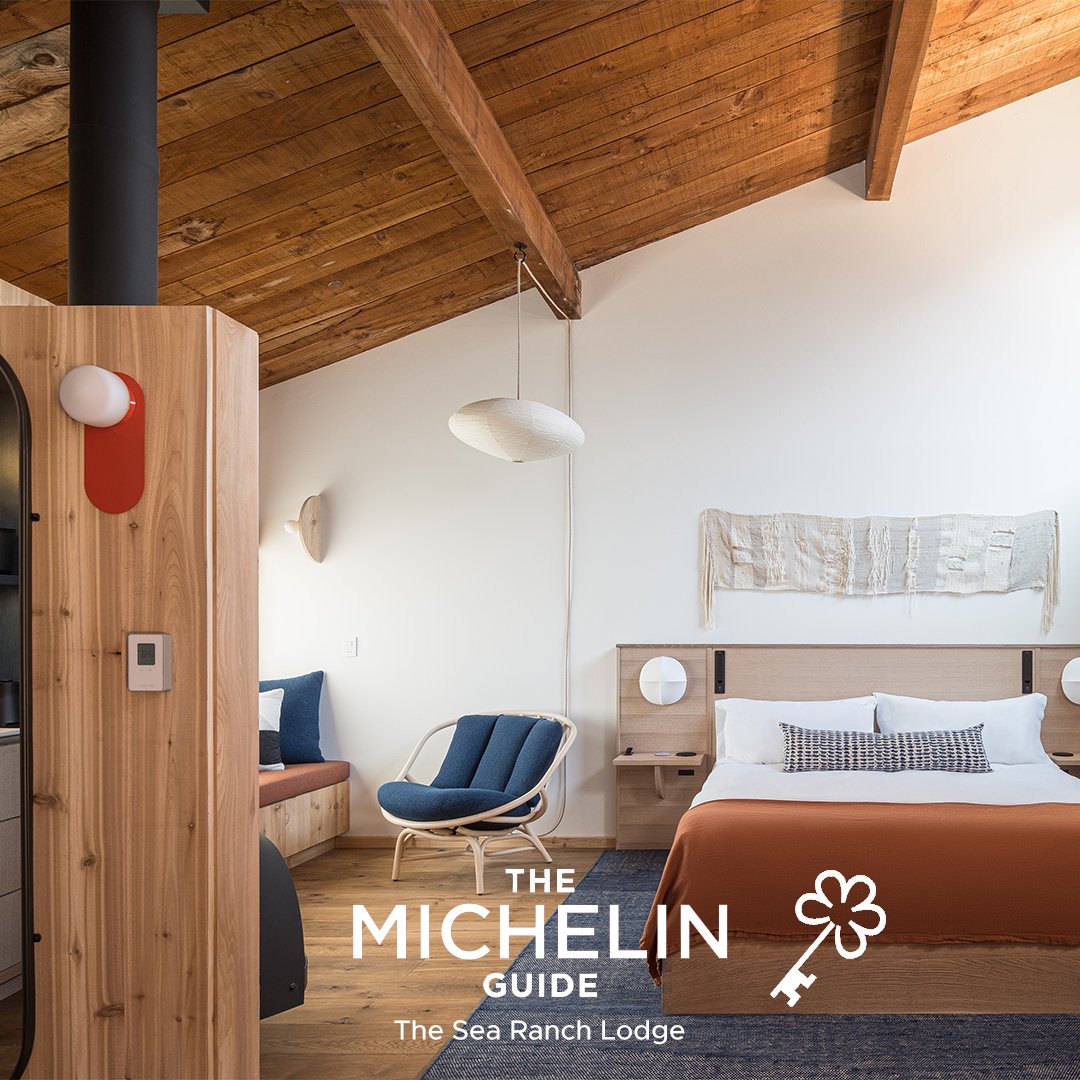 Last month MICHELIN Guide revealed its list of Key hotels. We are excited to see two of our recently completed projects mentioned on the list; The Sea Ranch Lodge &amp; Soho House Holloway. The award celebrates excellence in architecture and interior
