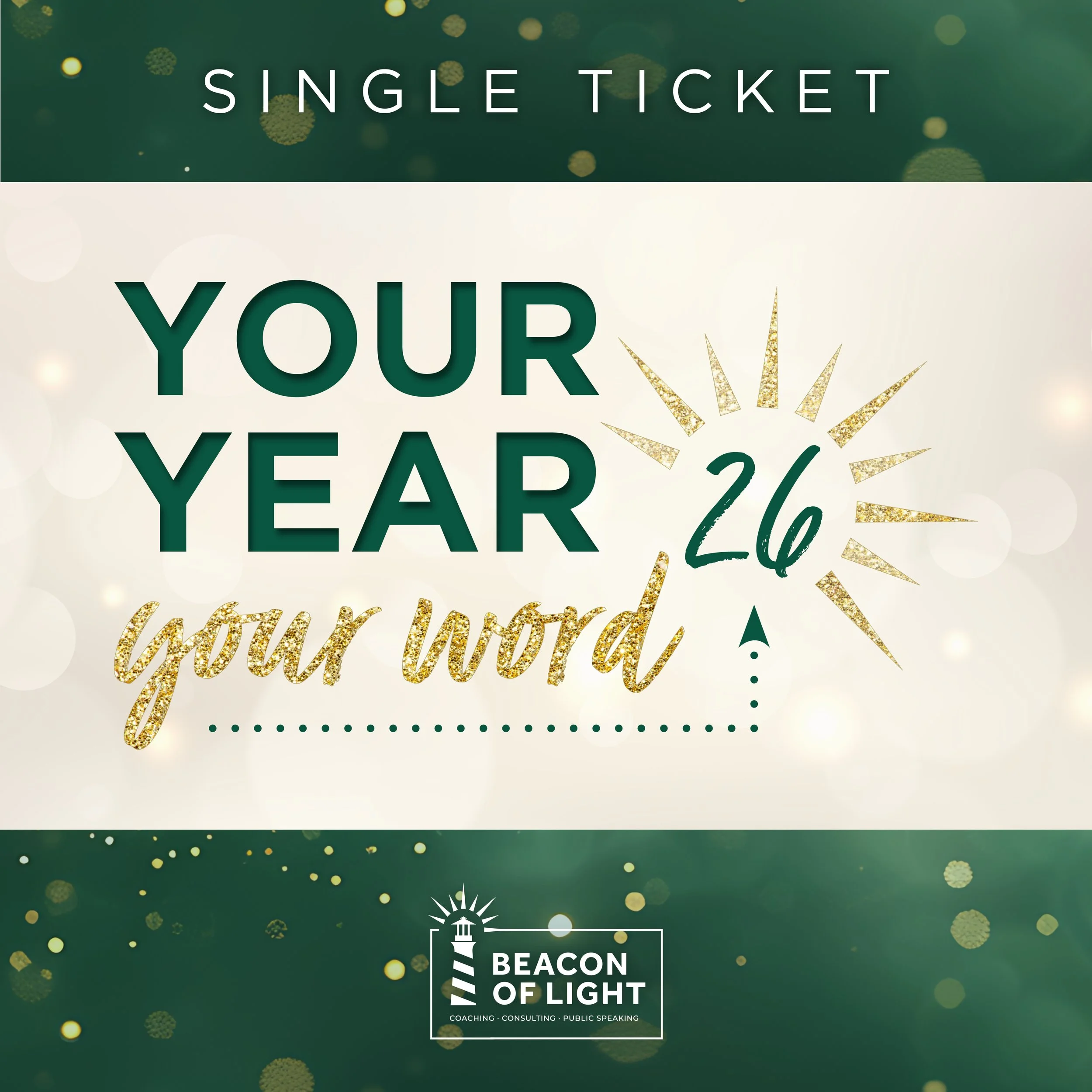 Your Year, Your Word 2026 - Single Ticket