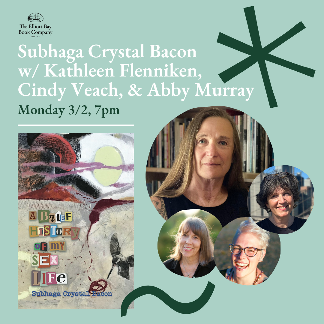 Subhaga Crystal Bacon with Kathleen Flenniken, Cindy Veach, and Abby E. Murray