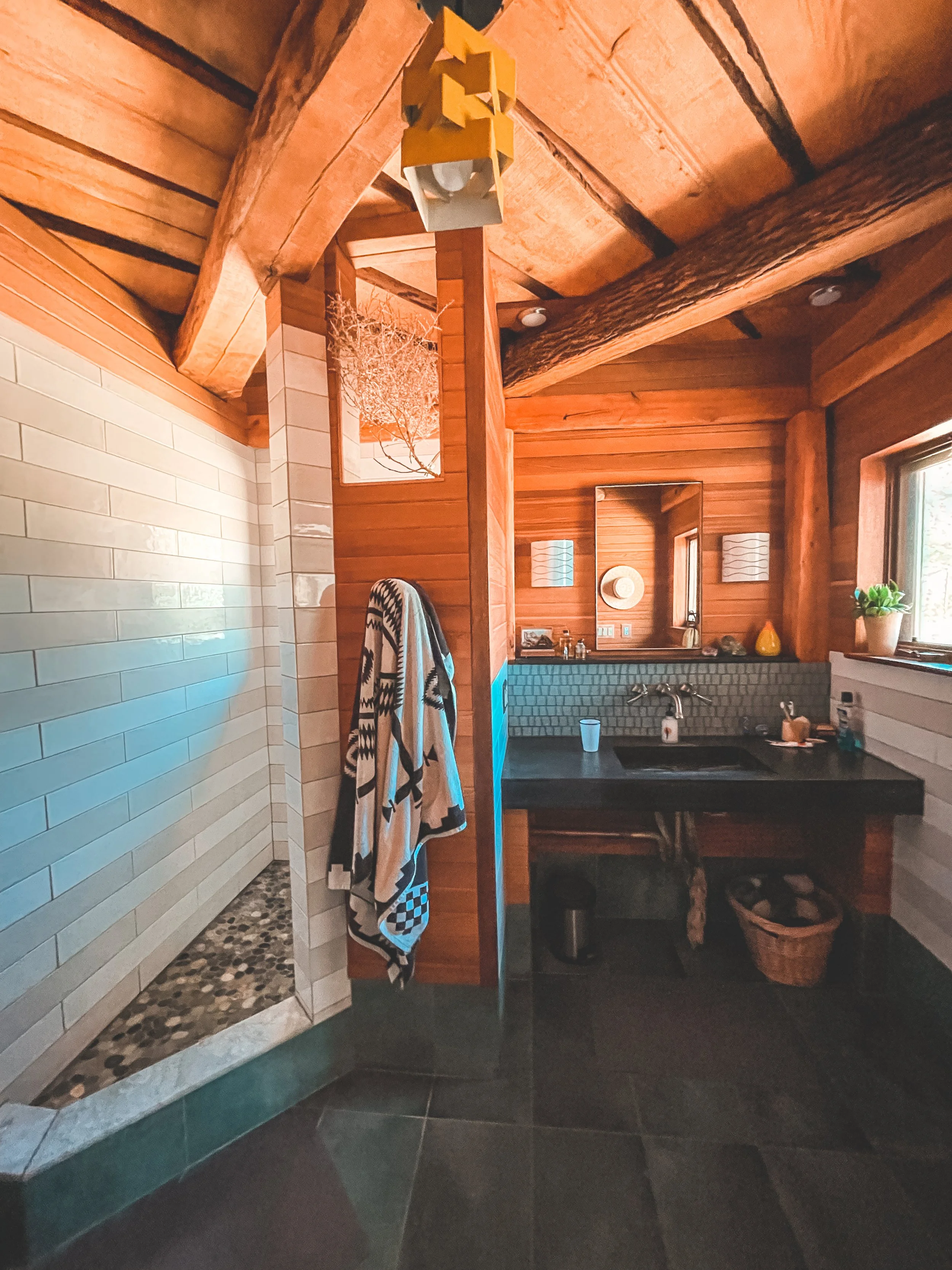 1 of 4 full bathrooms (this one is attached to the main bedroom on the 4th level)