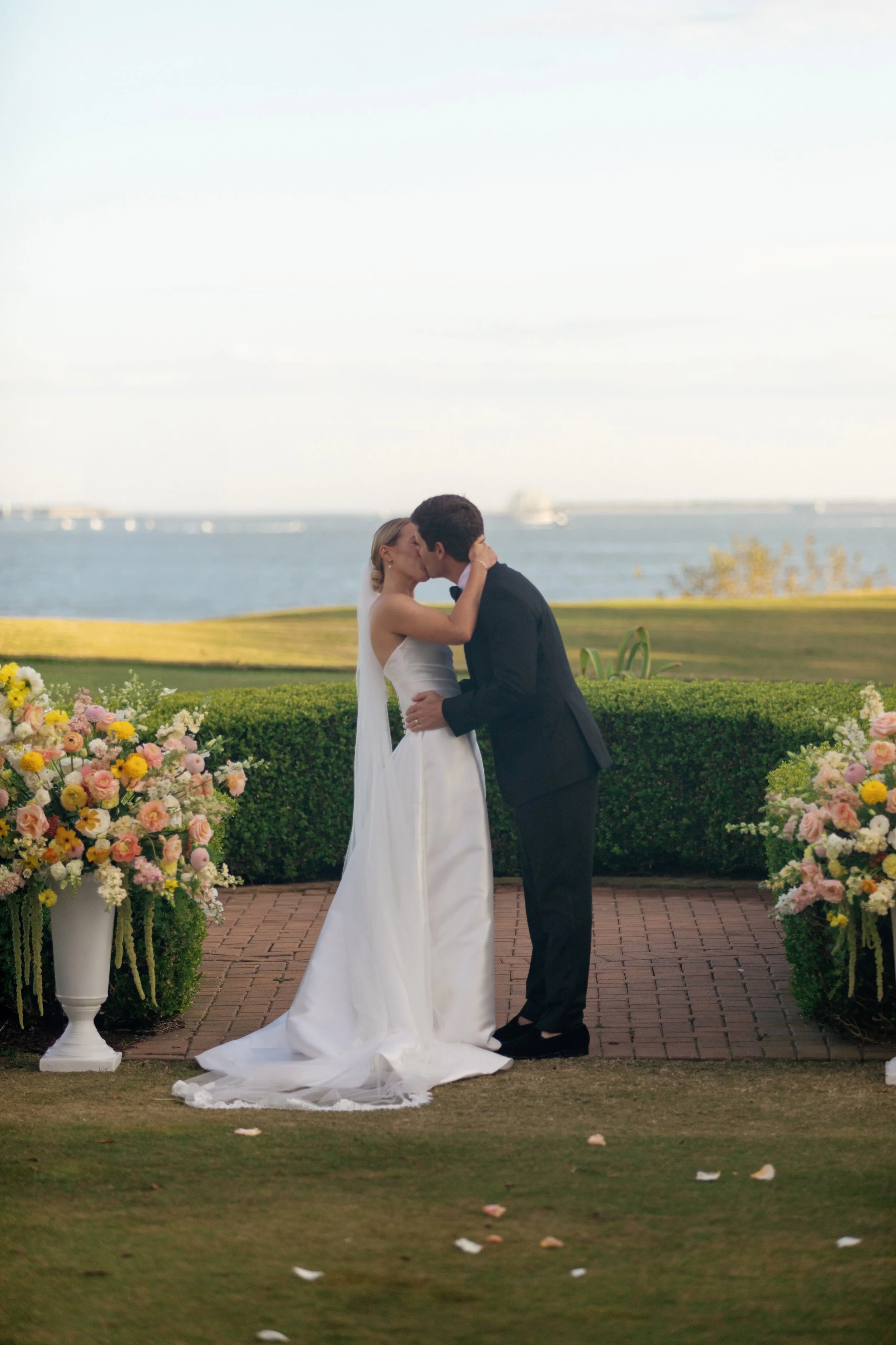 The Pavilion at Patriots Point Links Tented Wedding Ceremony