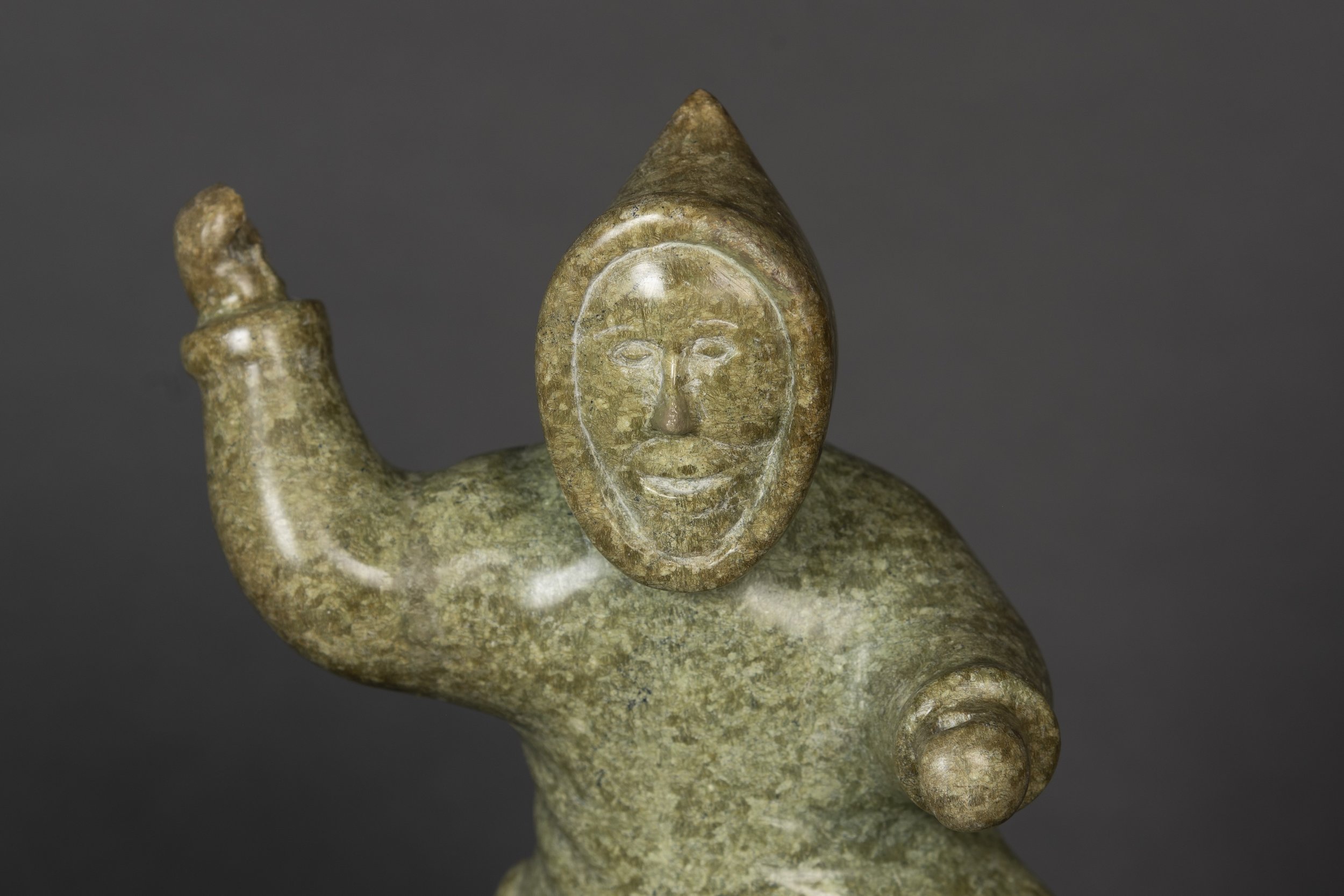 Standing Hunter - face detail