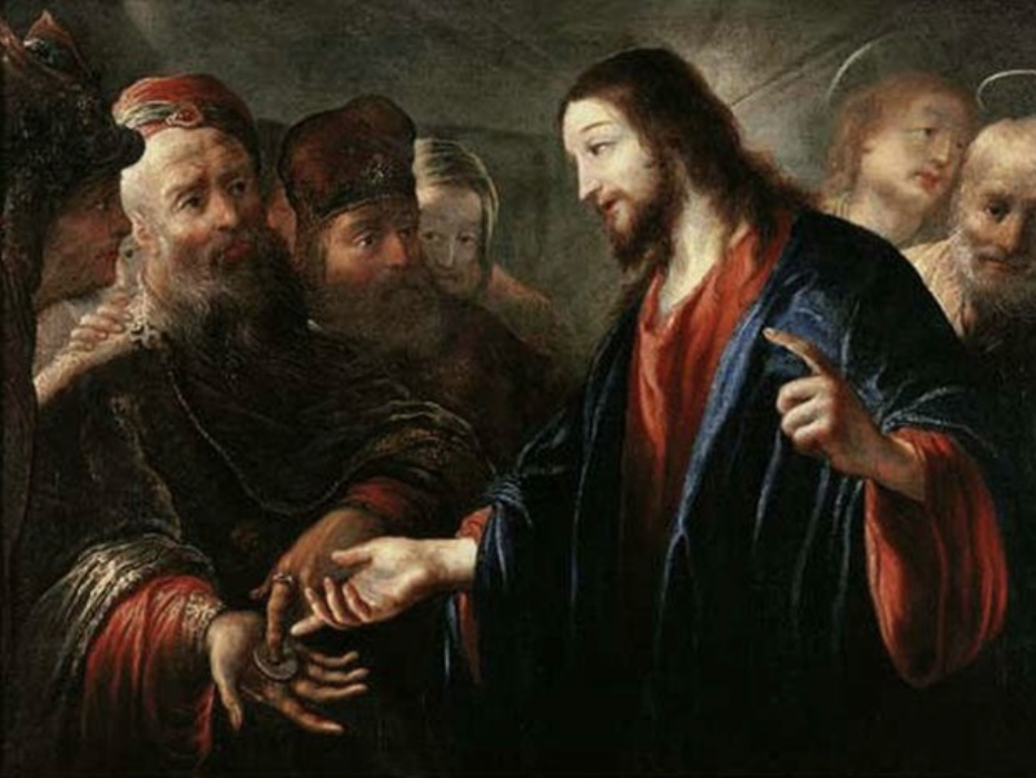 The Tribute Money by Claude Vignon. Painted in 1630.