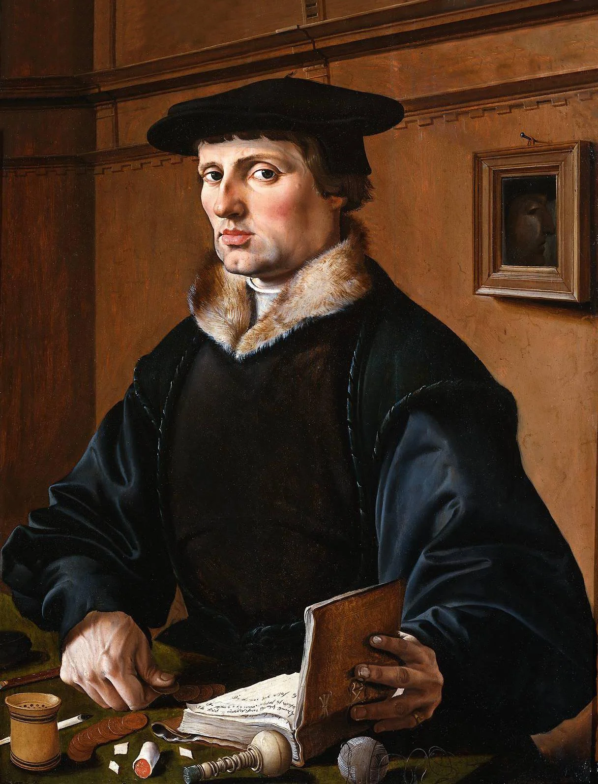 Portrait of a Man, (possibly) Pieter Gerritsz Bicker by Dutch Painter Maarten van Heemskerck, c. 1529.