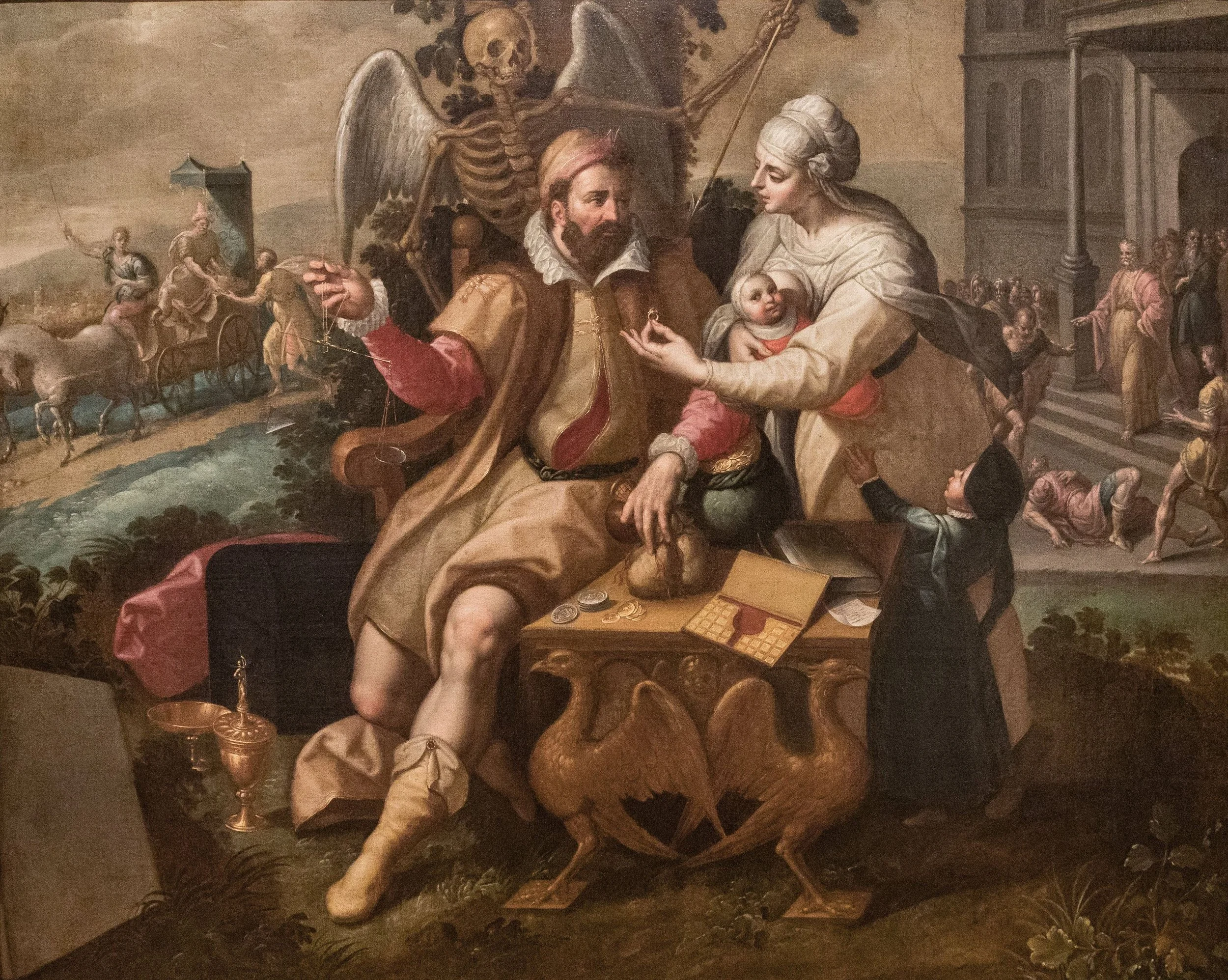 Avarice by Jacob de Backer. 