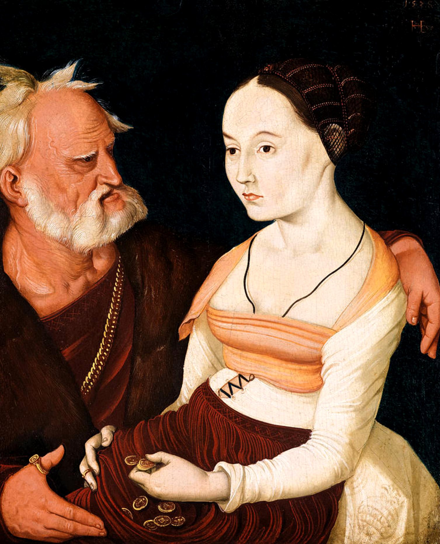 Unequal Lovers by Hans Baldung- 1528