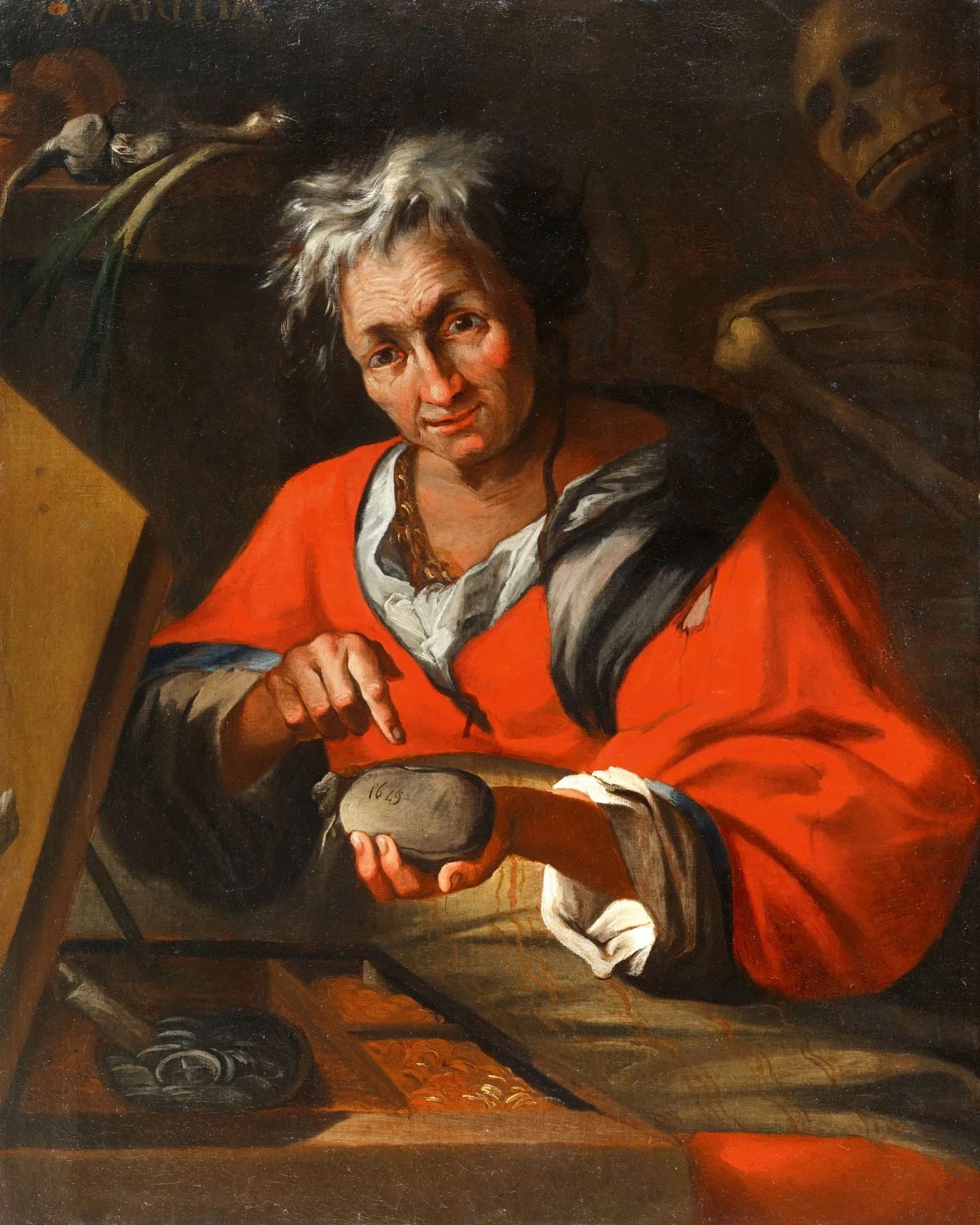Francesco Fracanzano-Allegory of Avaraice by Francesco Fracanzano