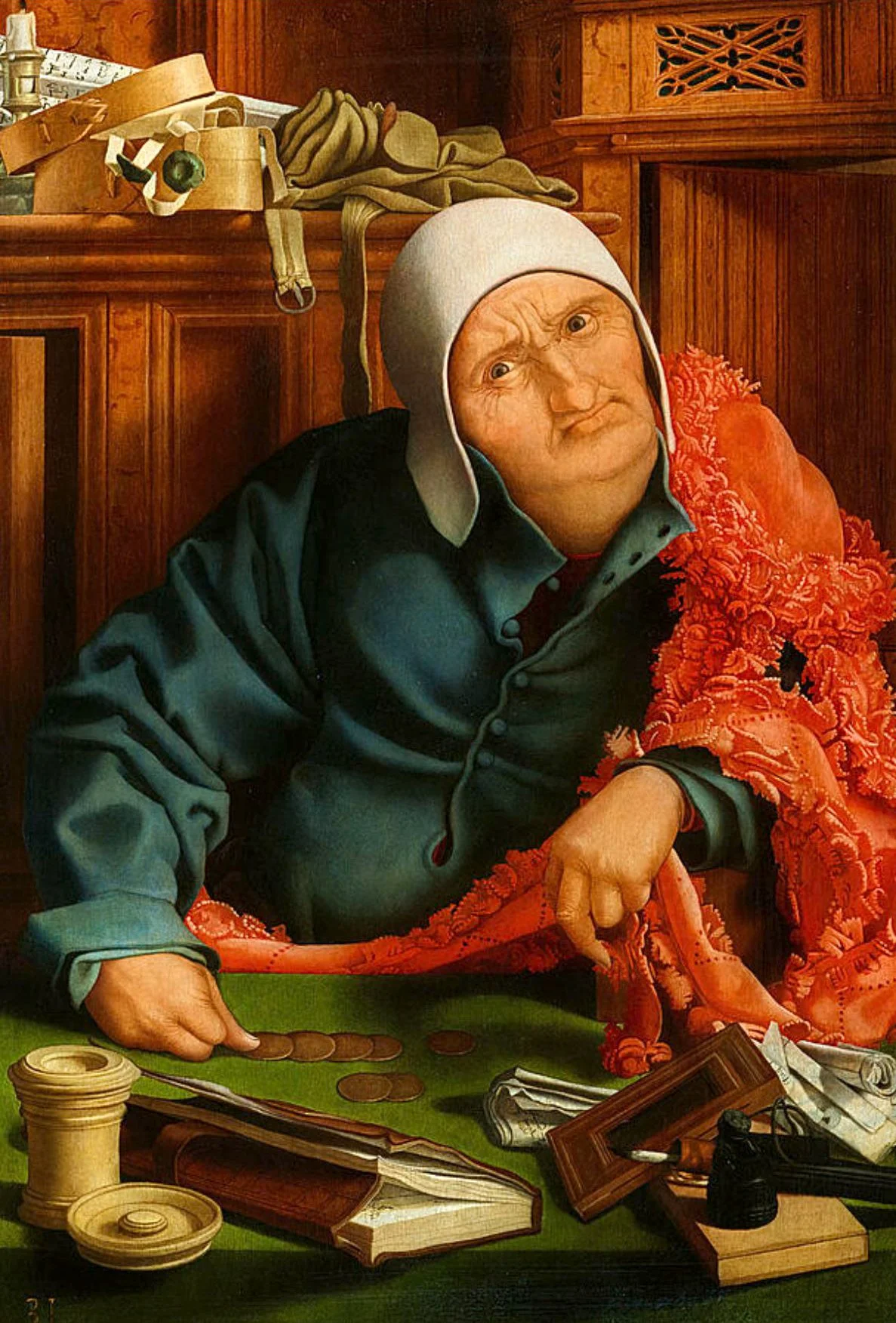 The Moneychanger by Marinus van Reymerswaele