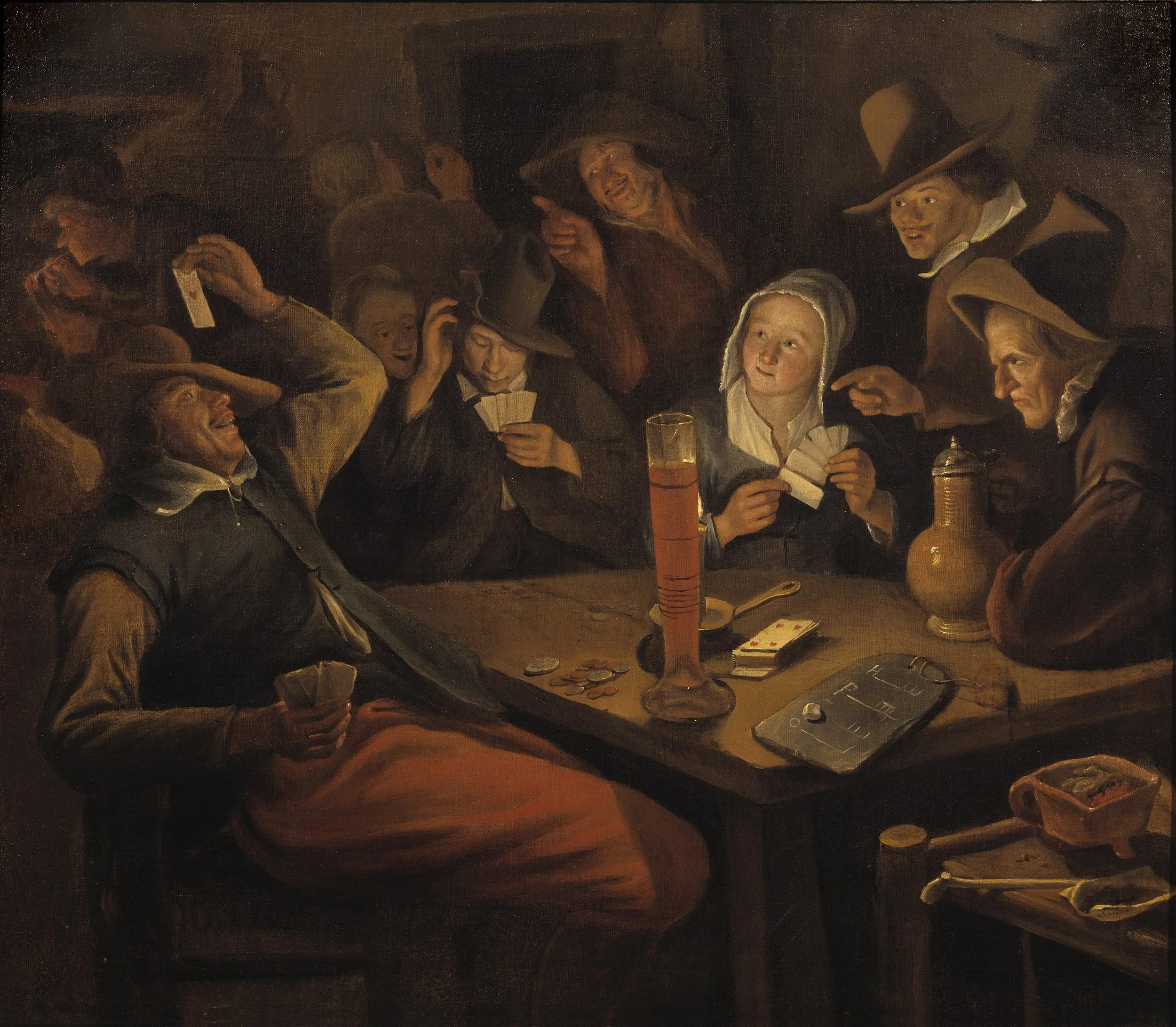 Ace of Hearts by Dutch painter Jan Havicksz Steen. Date unknown.