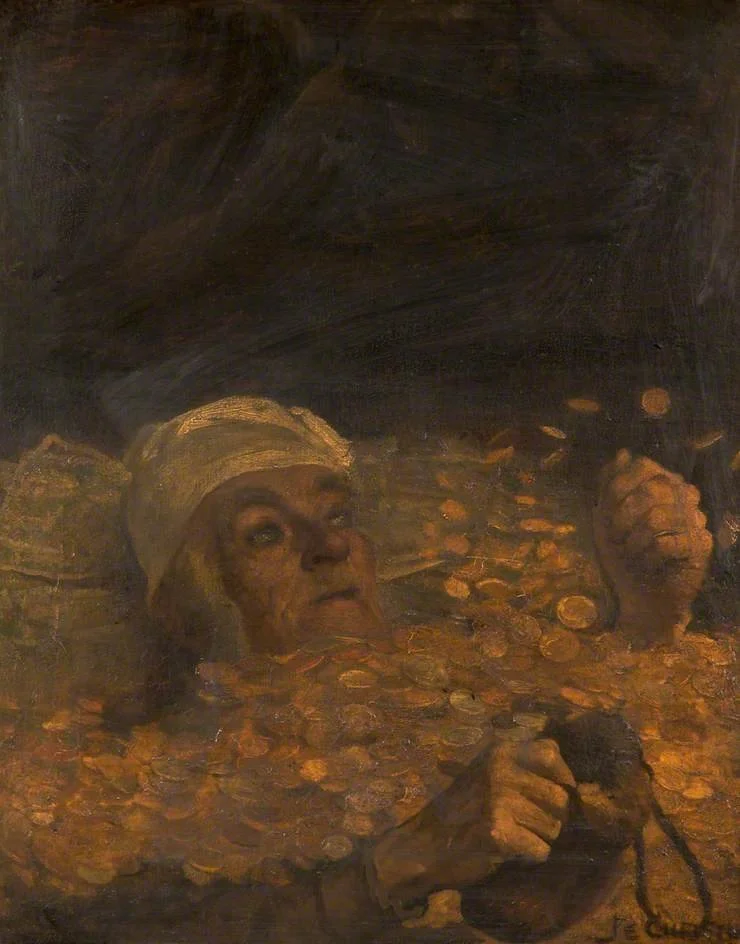 Allegory of Greed- Artist unknown