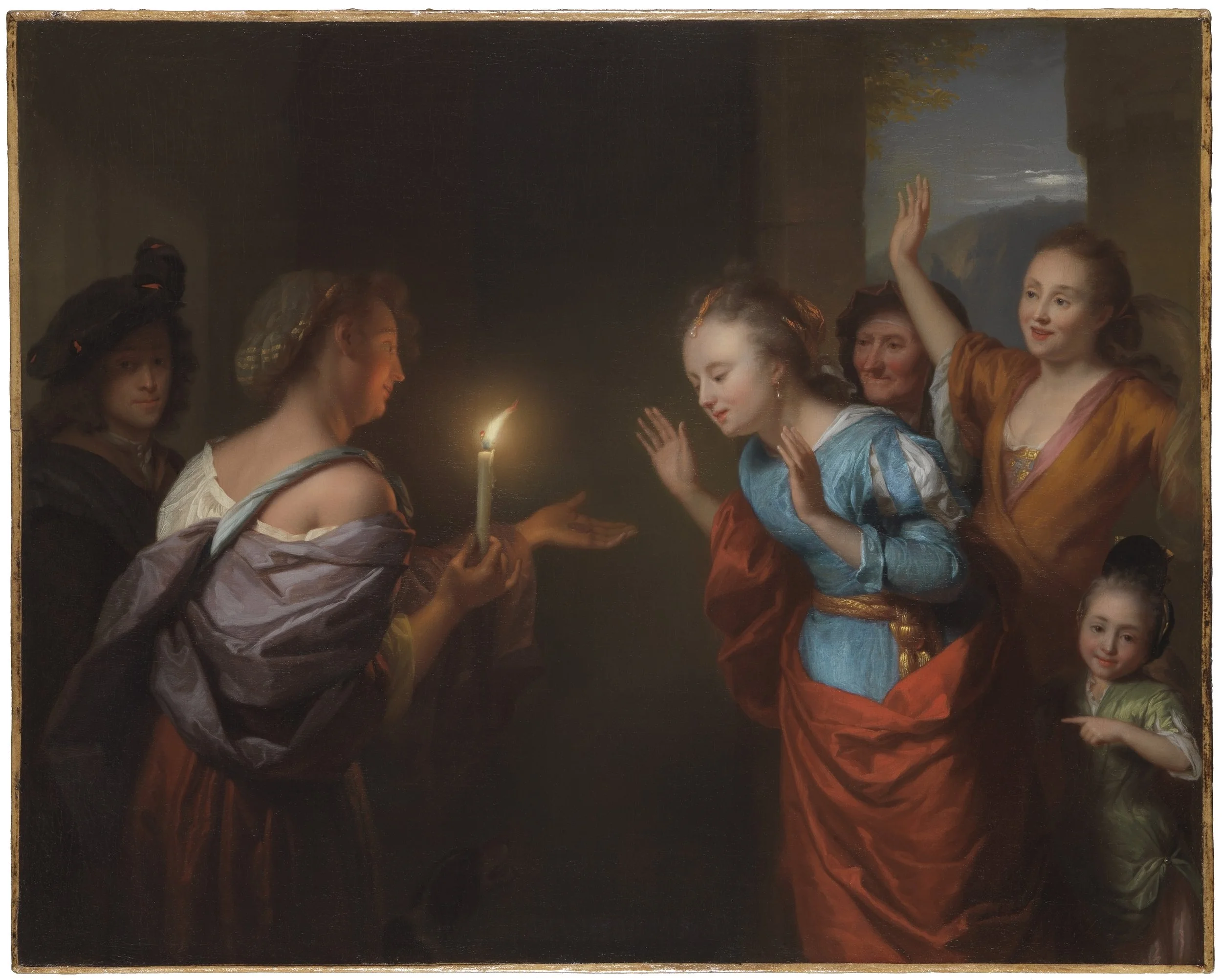 Parable of the Lost Piece of Silver by Godefridus Schalcken- 1680-Oil on Canvas