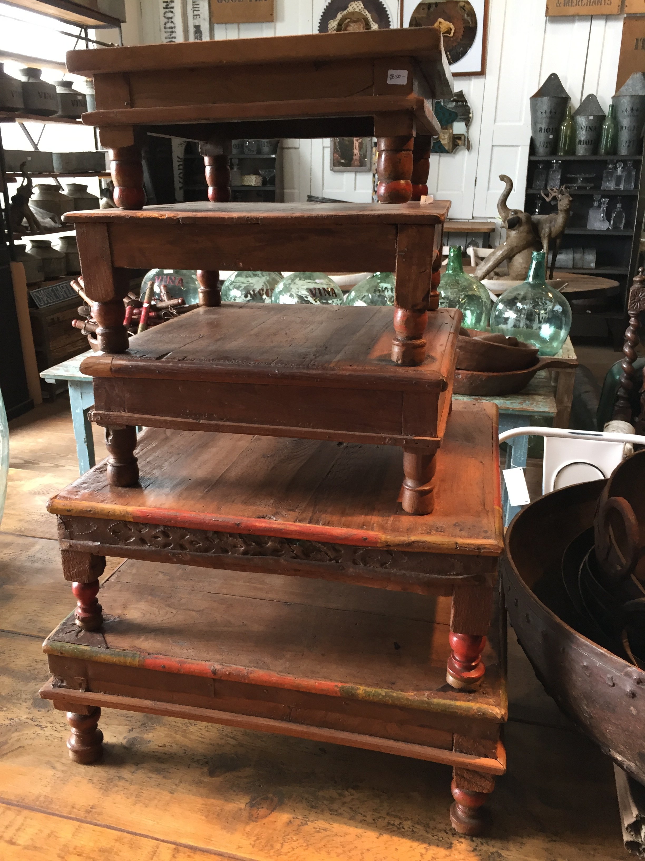  A stack of stools! 