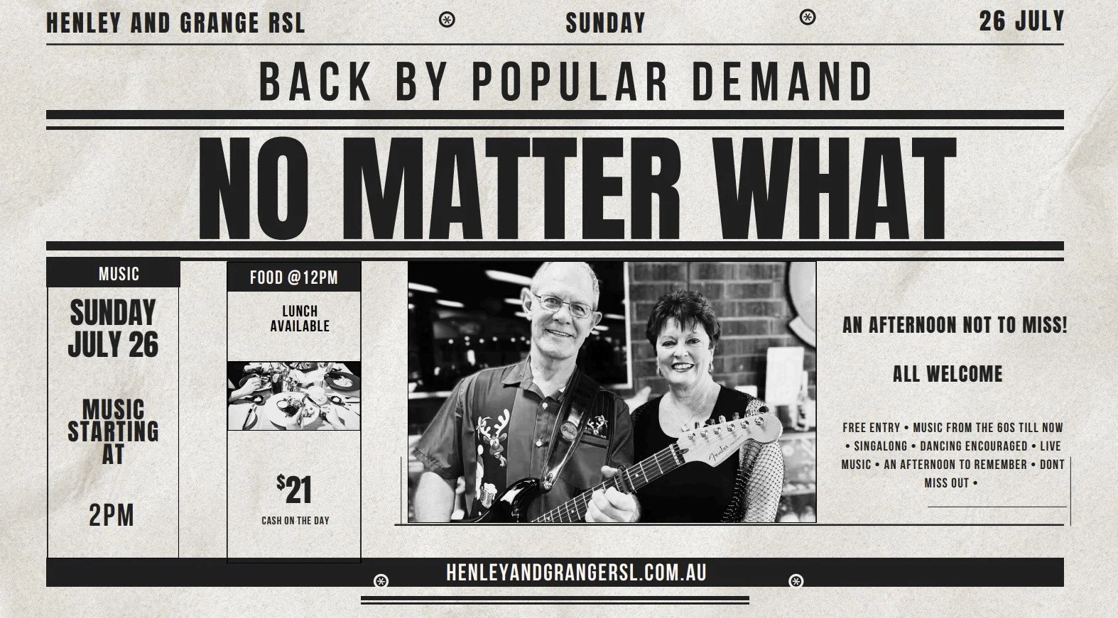 Live Music by No Matter What