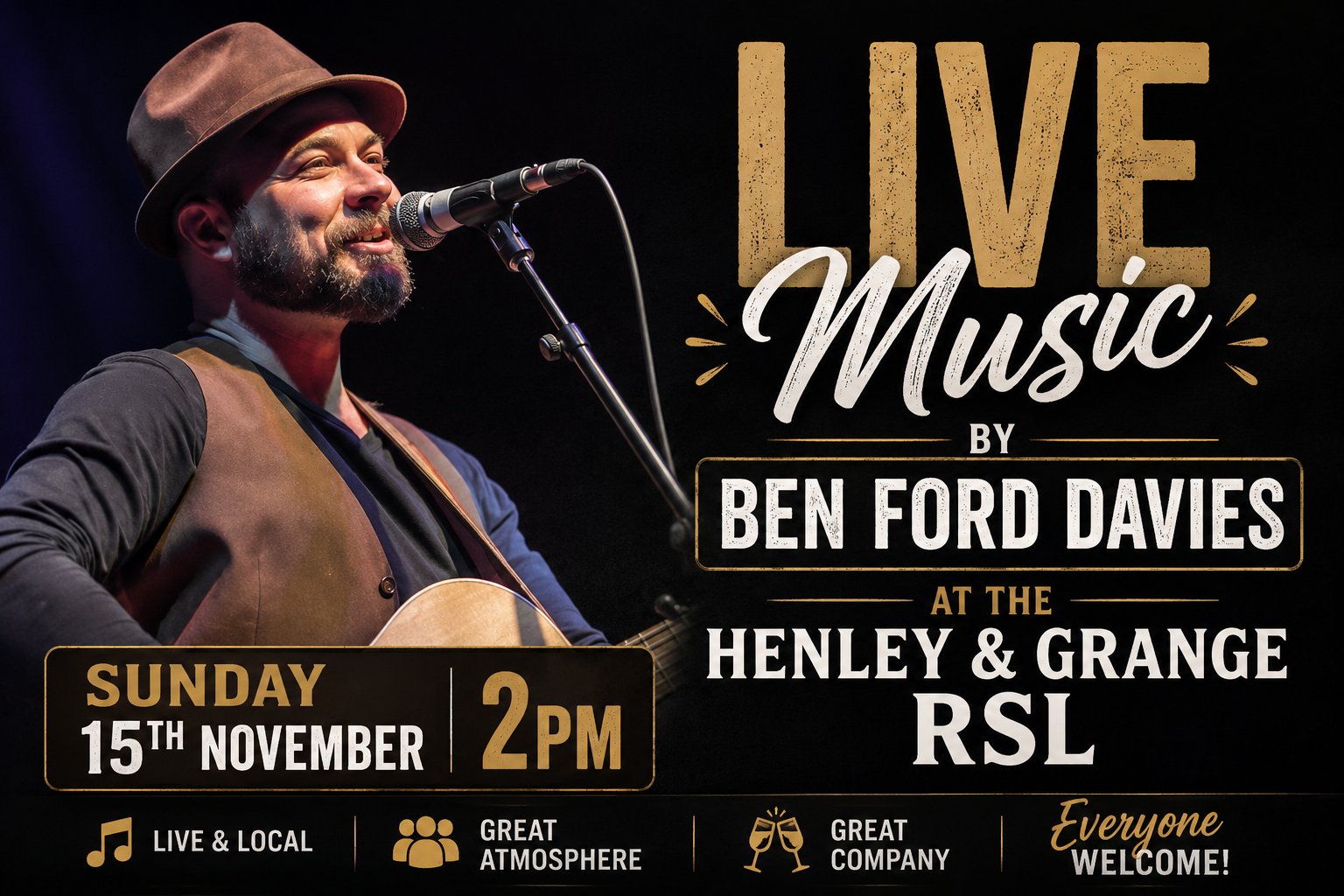 Live Music By Ben Ford Davies