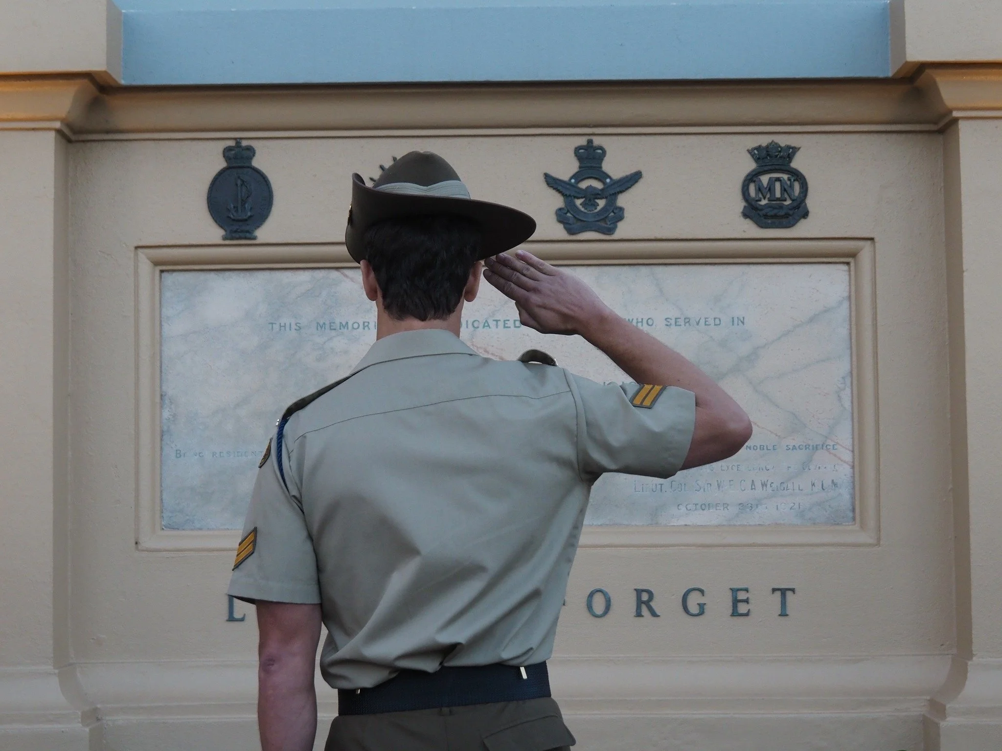 Community remembrance service at Henley Beach