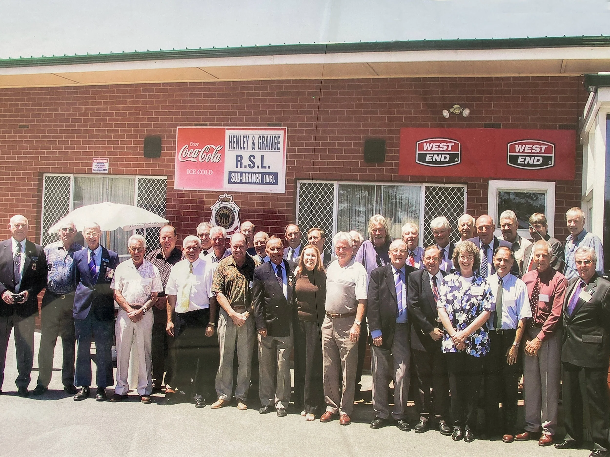 Historical photo of members at the Henley & Grange RSL