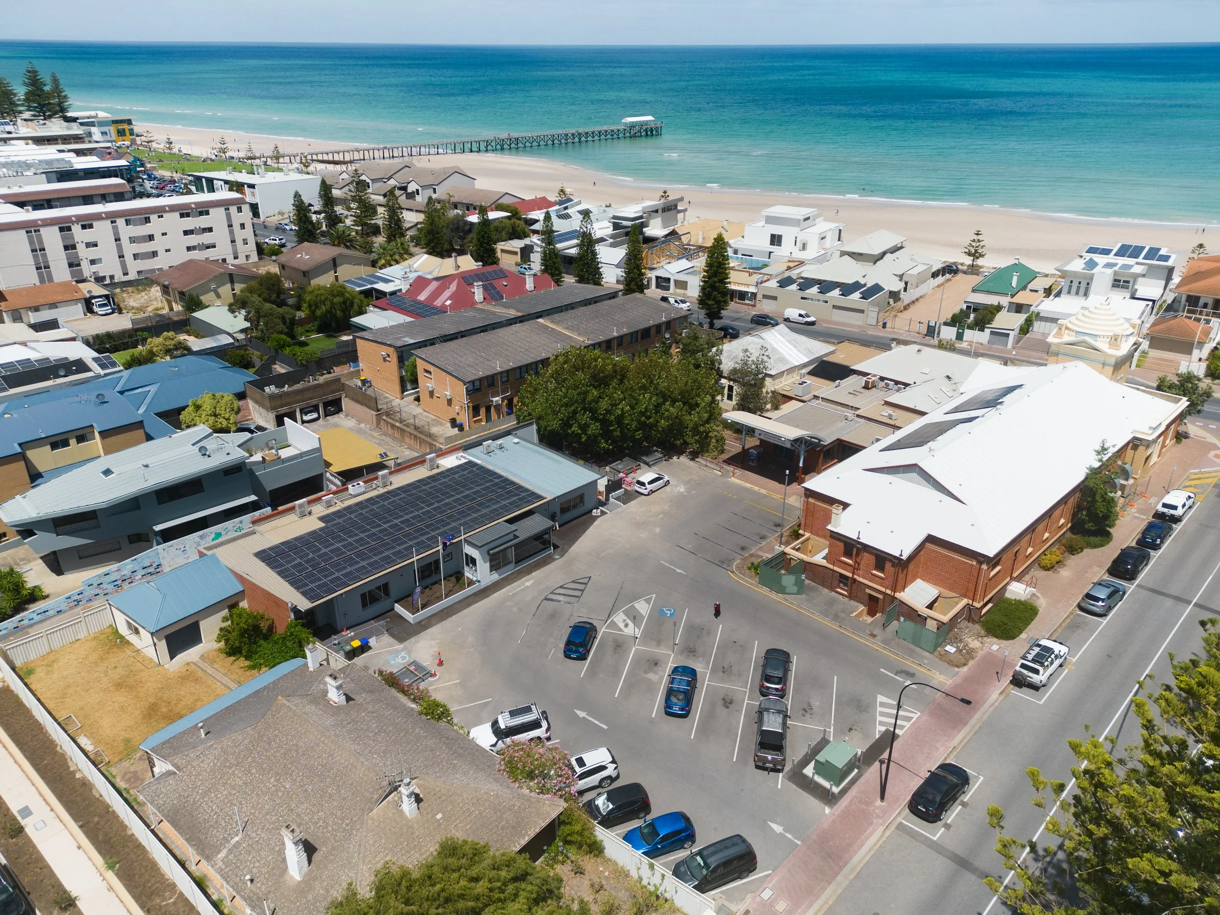 Drone view of the Henley & Grange RSL