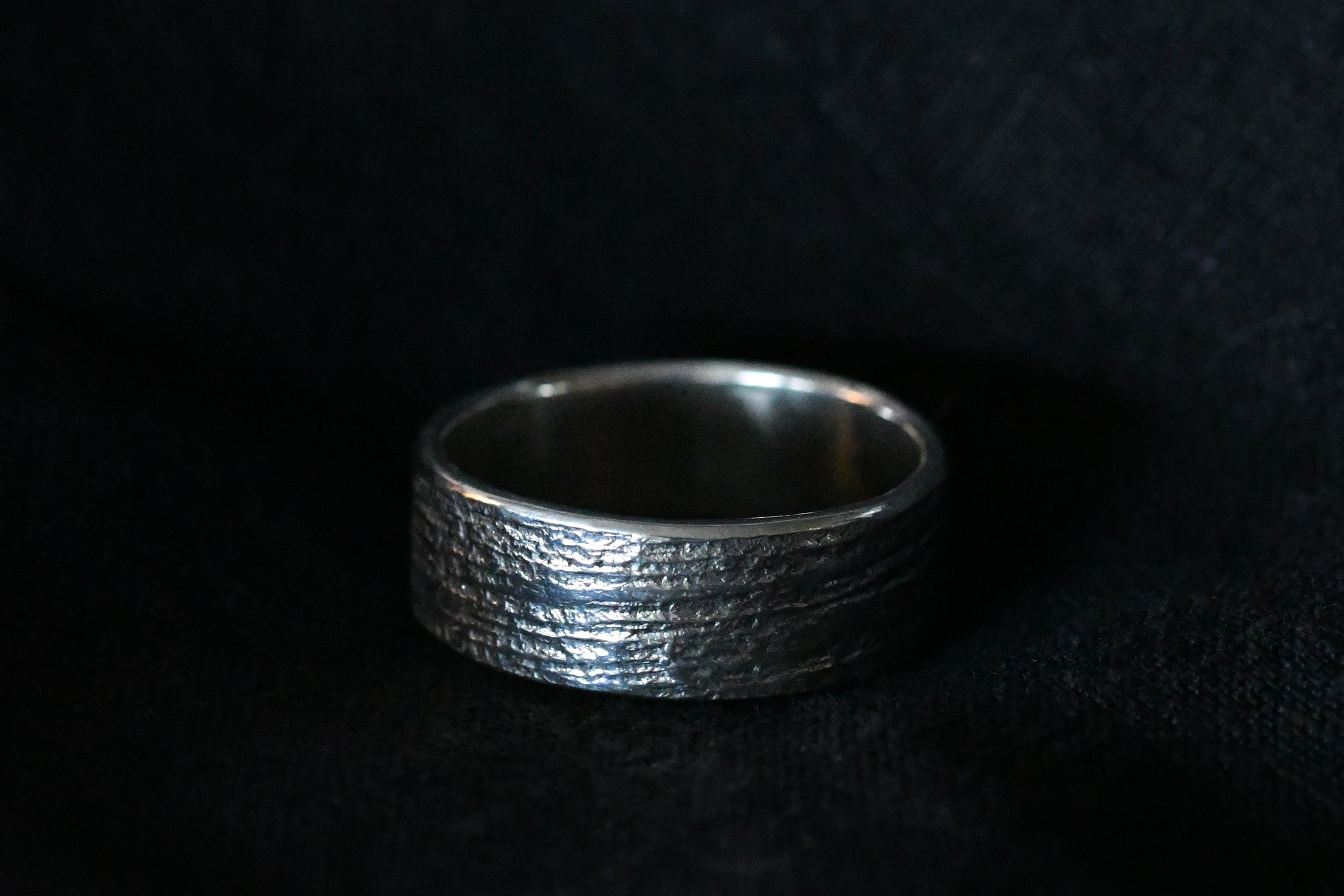 Rock Pick Texture Ring