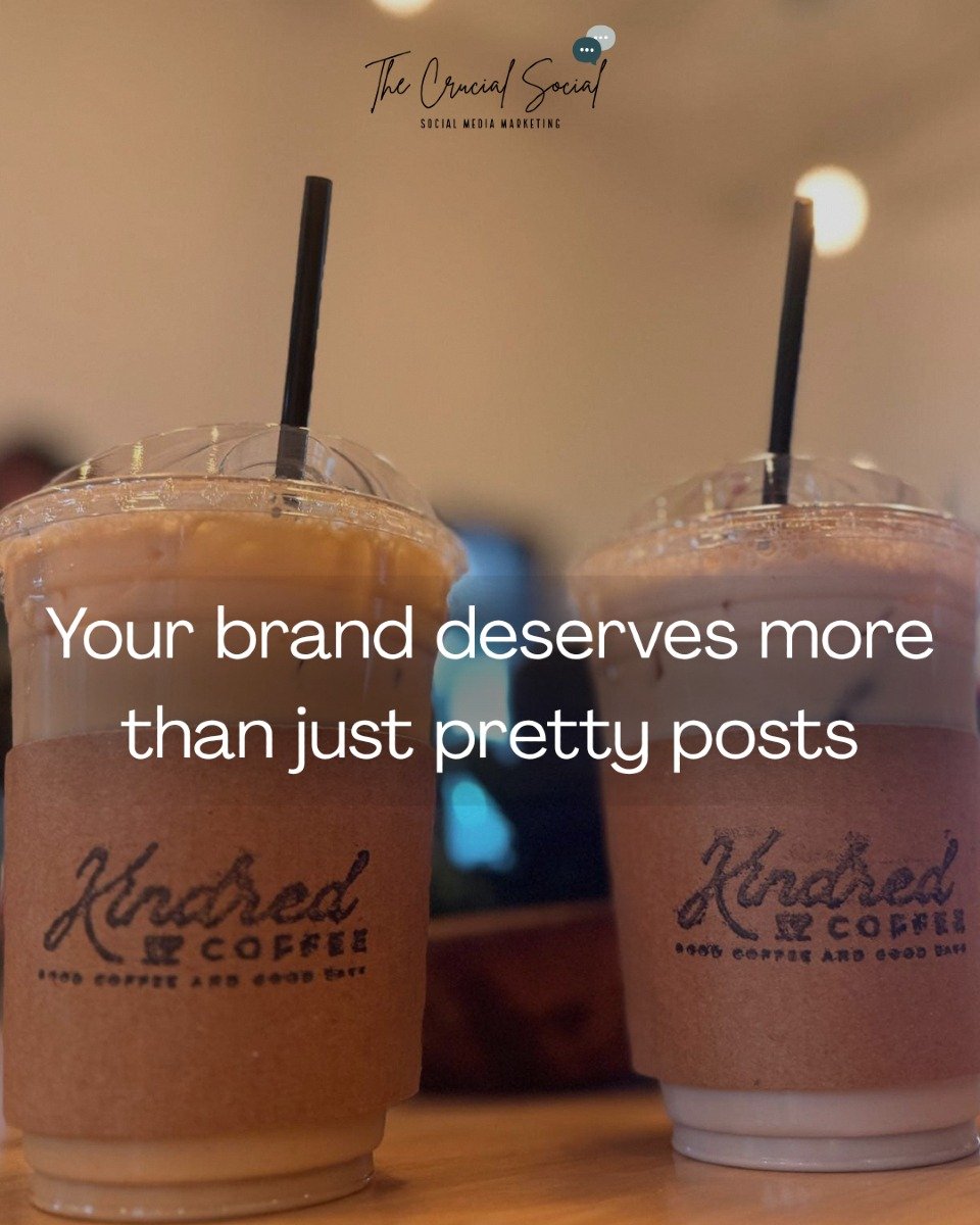 Your brand deserves more than pretty posts.

We don&rsquo;t create content just to fill a feed.

We build brands with intention.

We figure out what actually matters to your people, how to say it in your voice, and how to show up in a way that builds