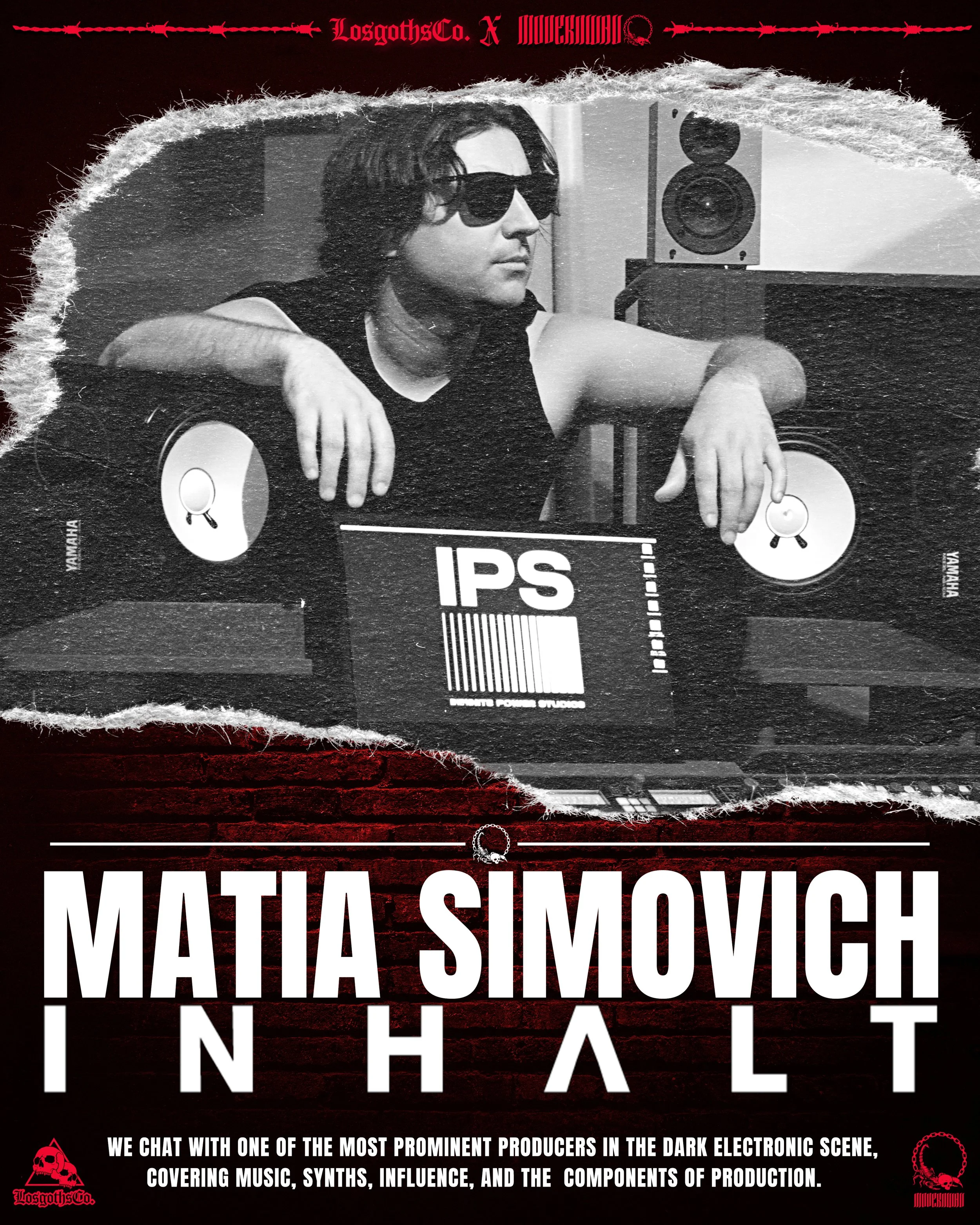 Matia Simovich of INHALT ahead of his San Diego DJ performance  Image title: