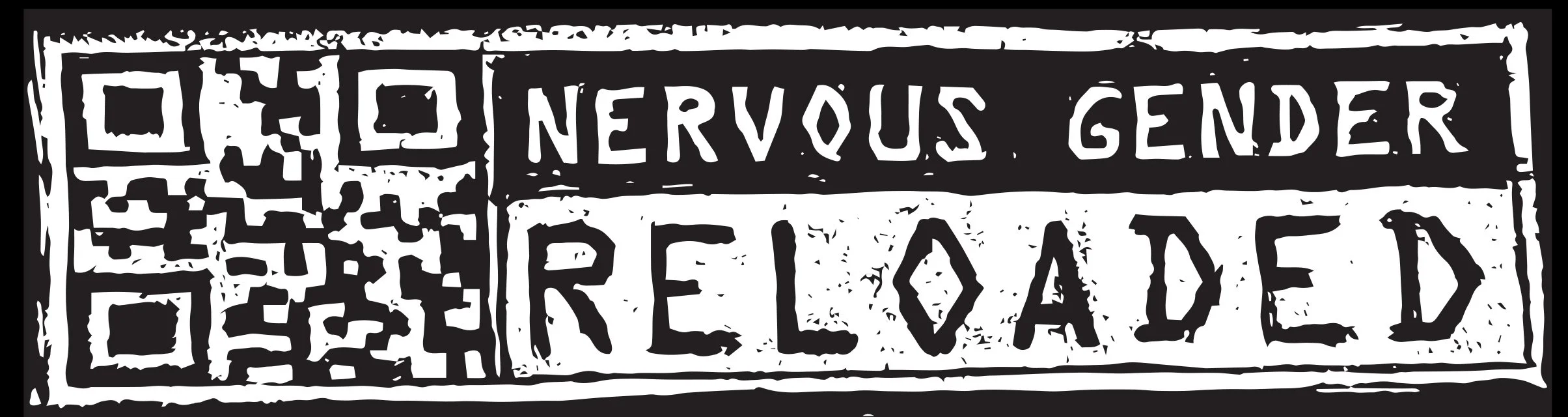 Nervous Gender Reloaded logo banner for the influential Los Angeles synthpunk and industrial music group