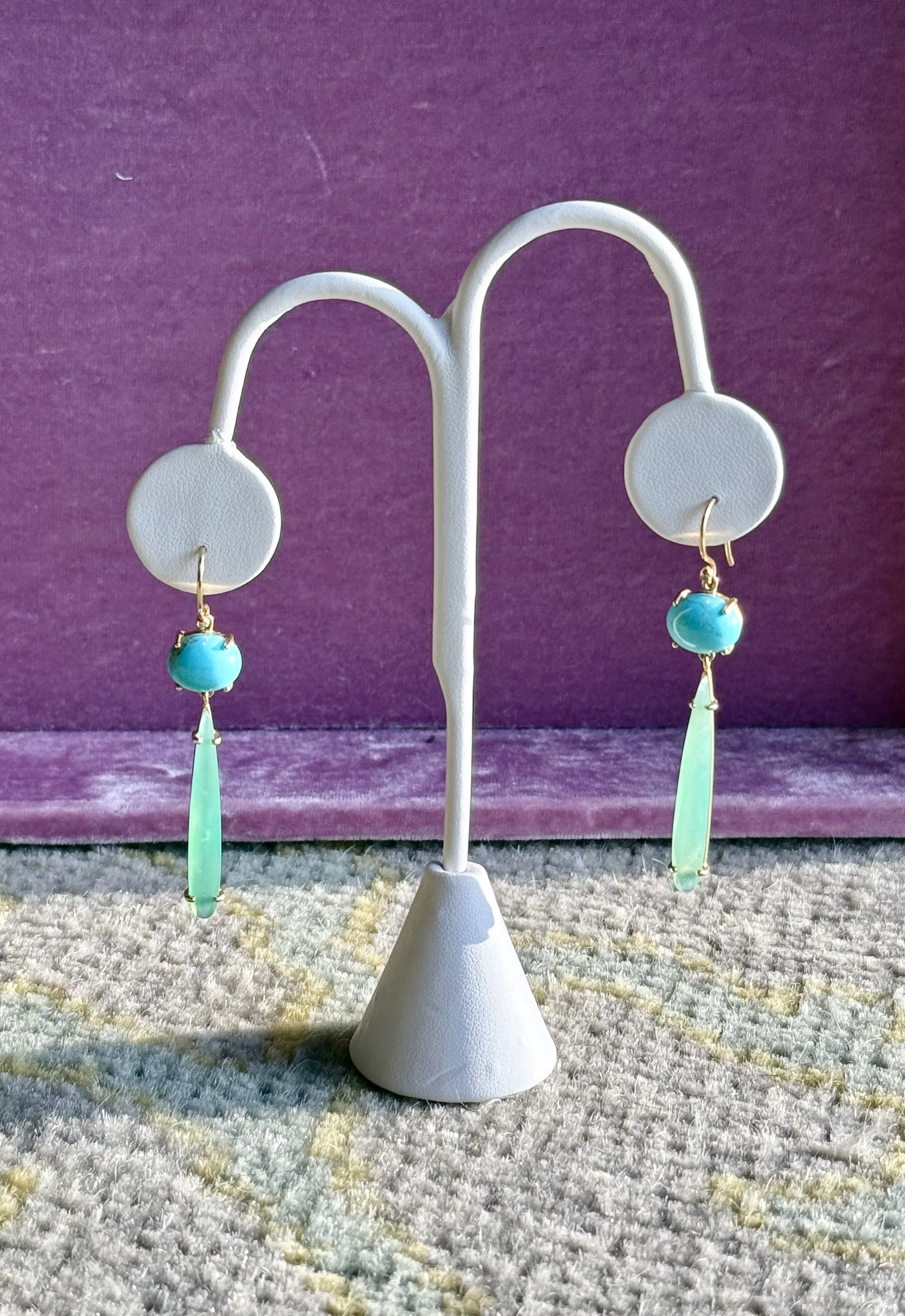 Chysophrase Drop Earings
