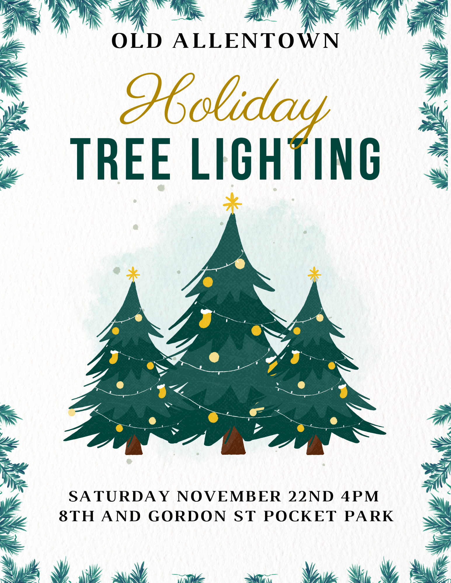 Holiday Tree Lighting &amp; Gathering