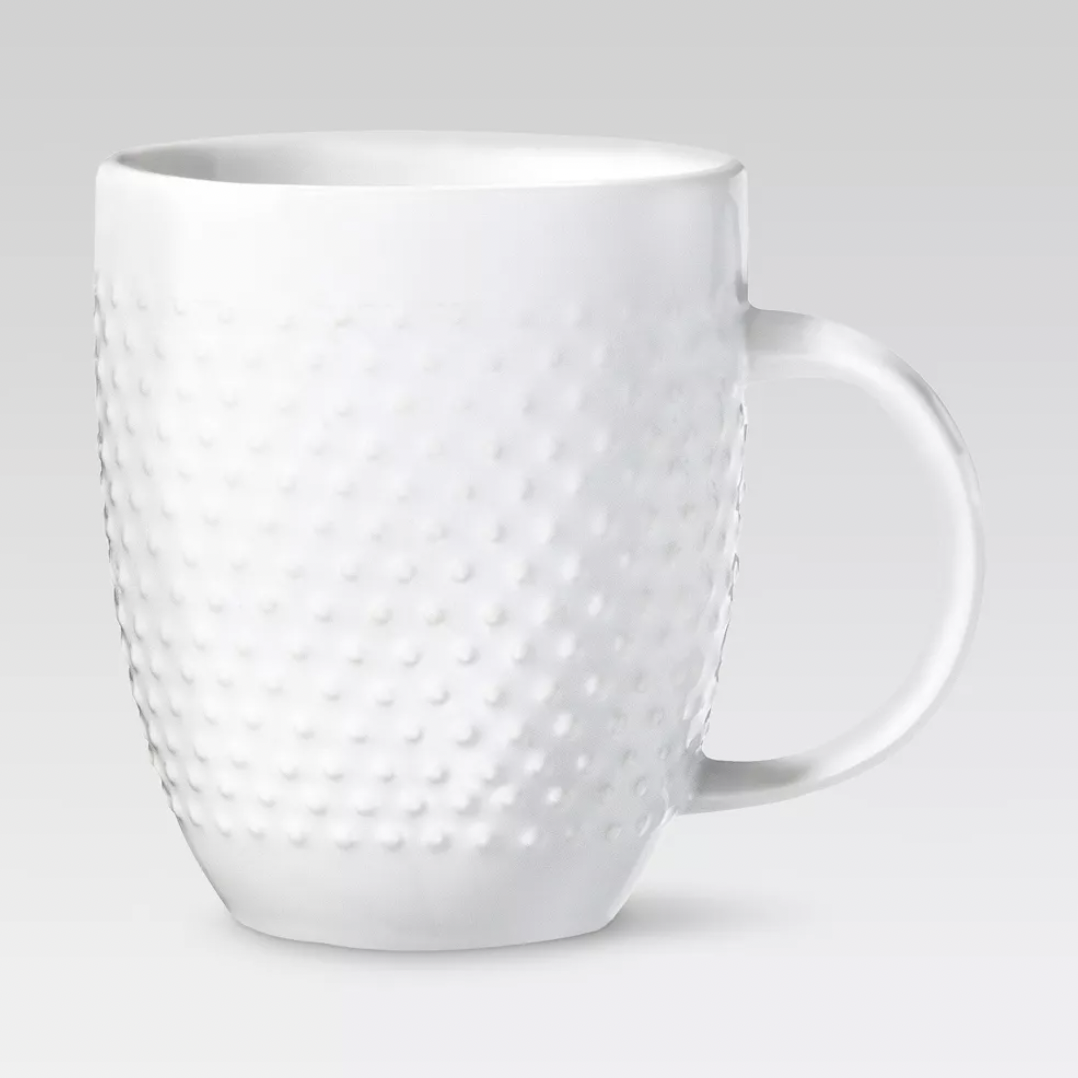 beaded porcelain coffee mug - best coffee mugs airbnb