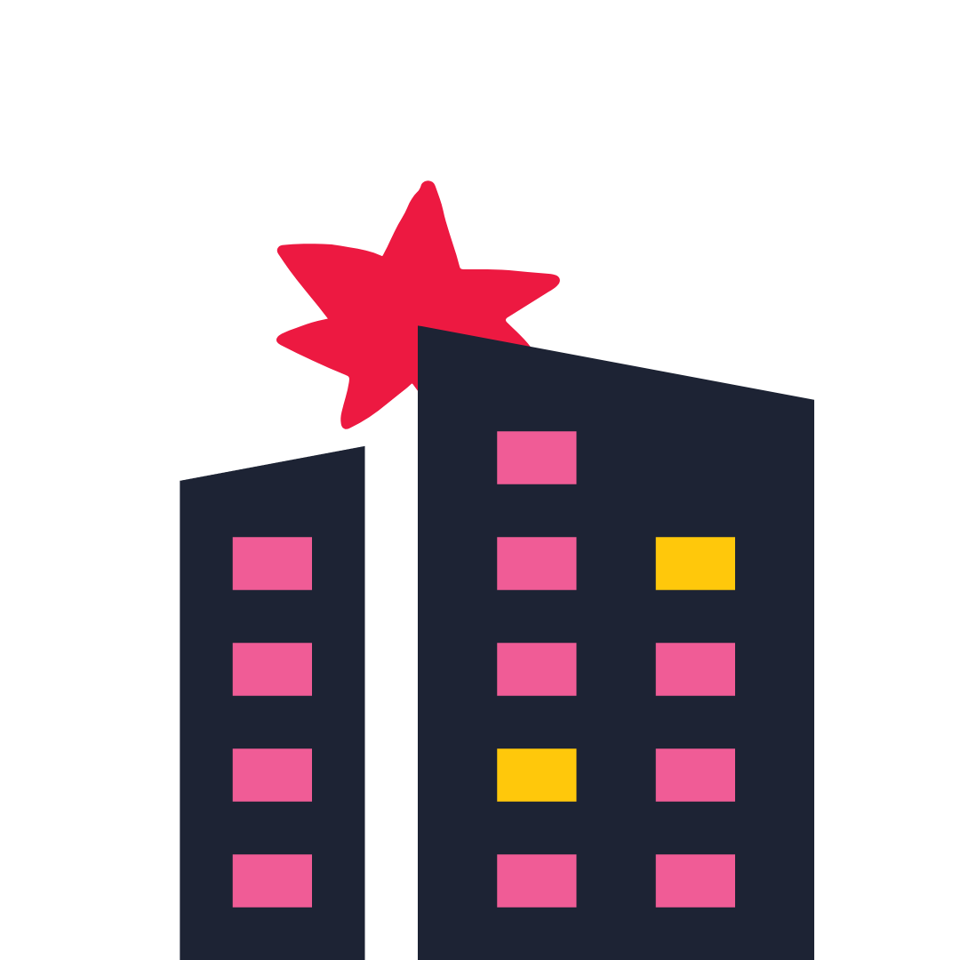 Icon of an apartment building.