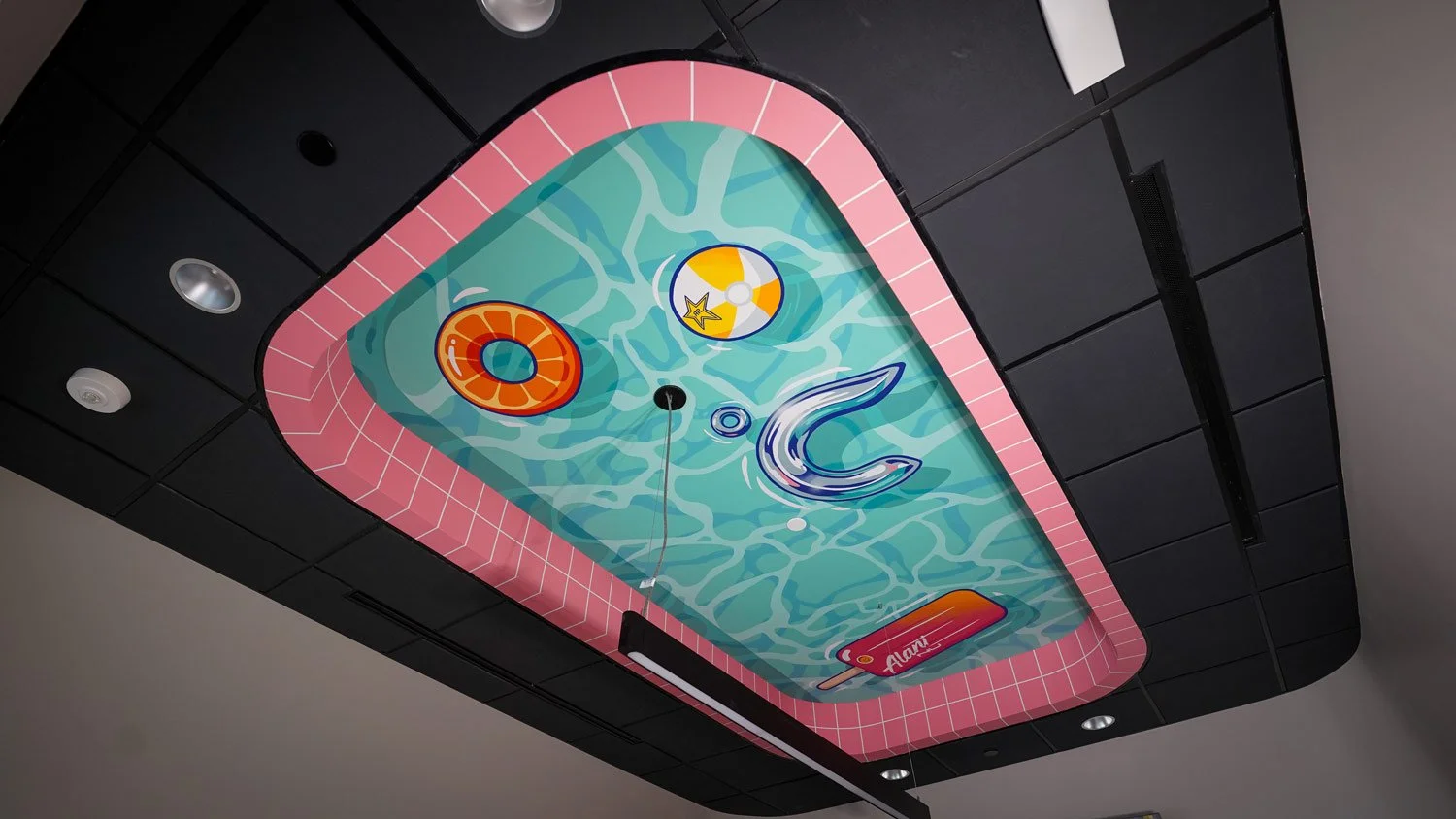 Celsius Alani Nu office mural