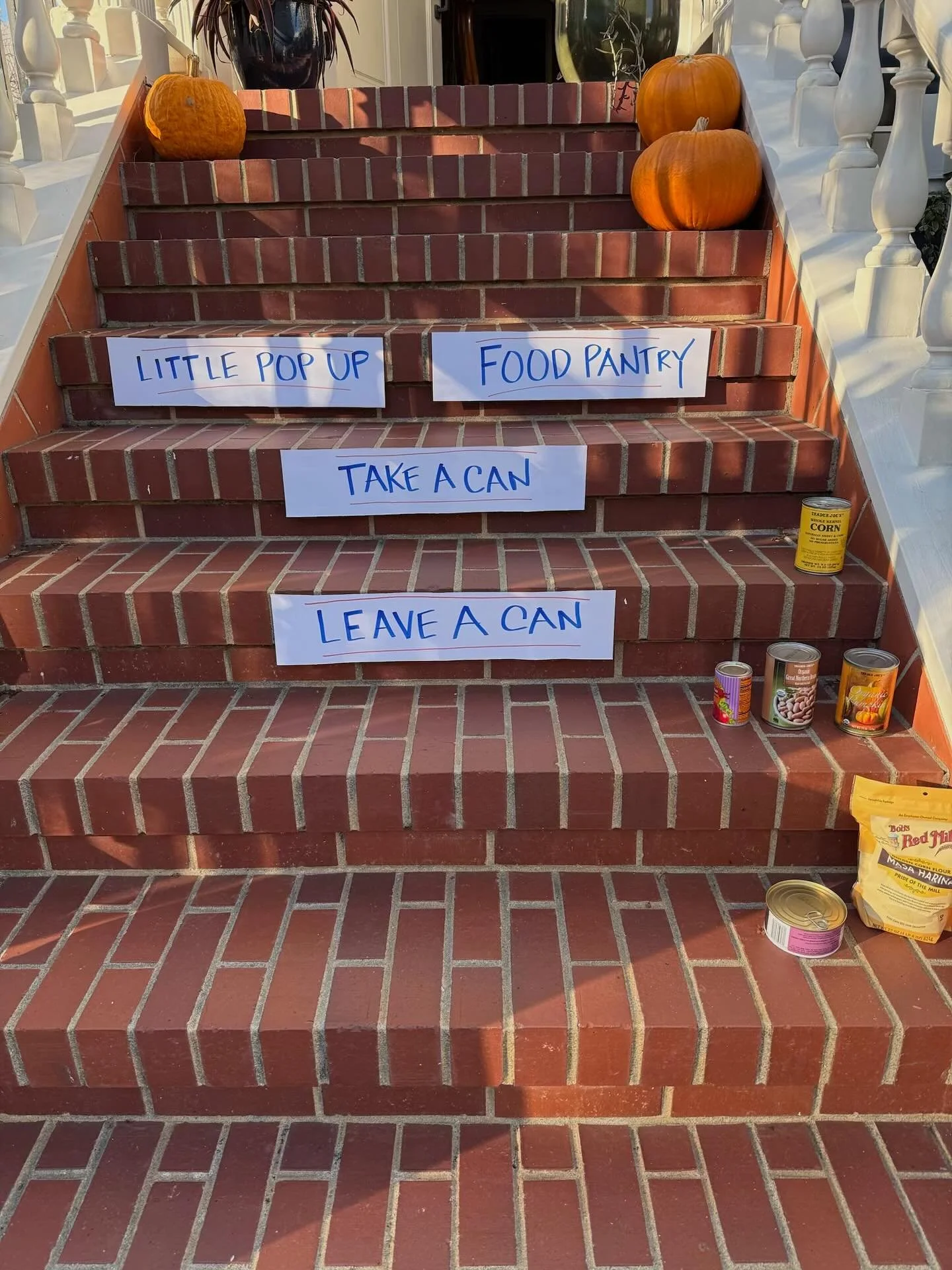 My thoughtful neighbor and friend @khanson2814 has a heart for our community. She is a true believer that small actions can have a big impact and it&rsquo;s just a matter of doing. Today she set up a &ldquo;Little Free Pantry&rdquo; on our block of P