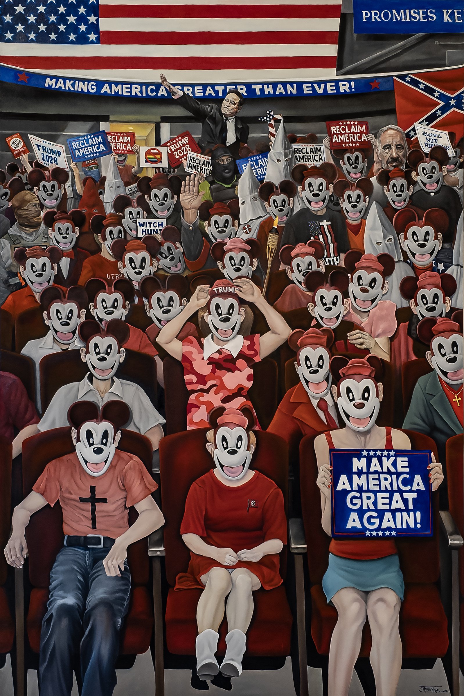 RNC, 2026, oil on canvas, 72"x48"