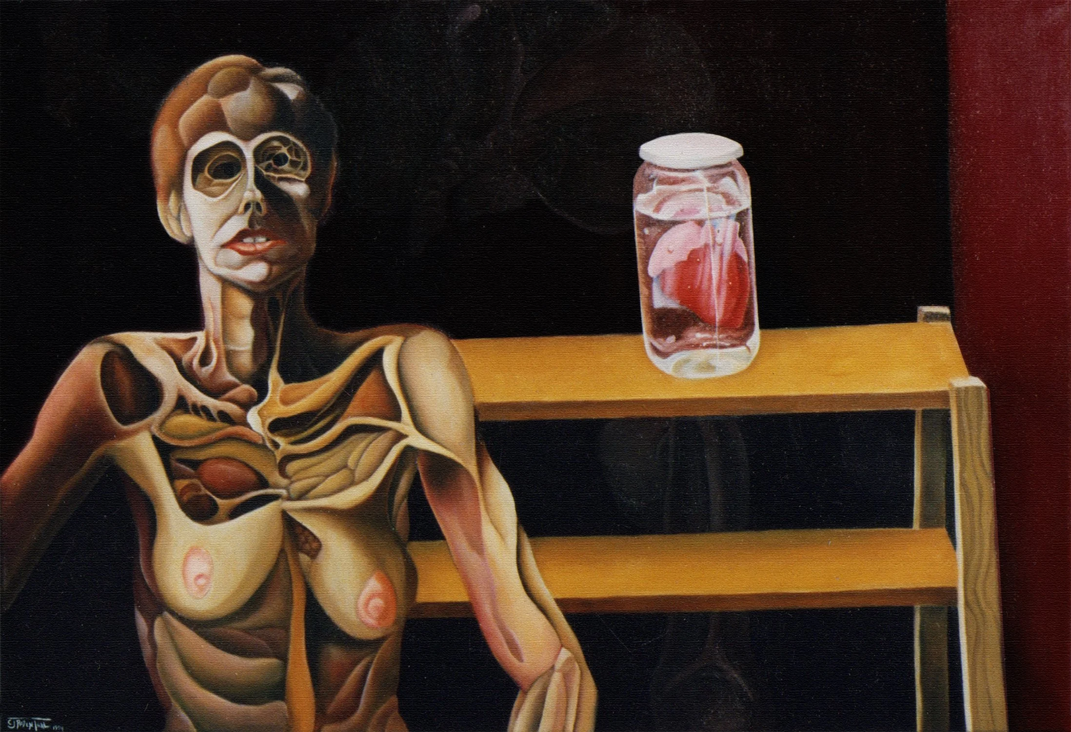 Wife, 1994, oil on canvas, 22"x32"