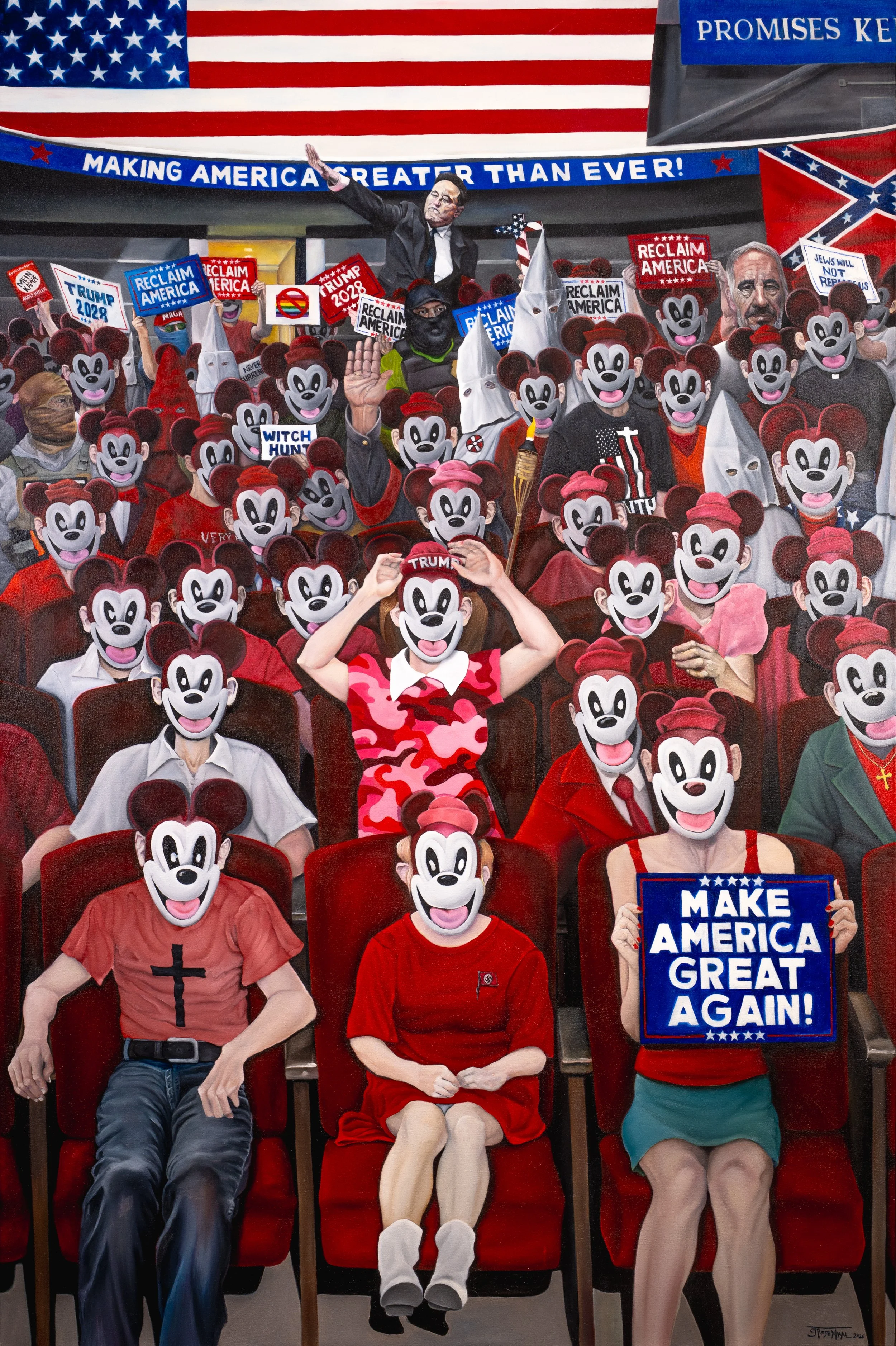 RNC, 2026, oil on canvas, 72"x48"